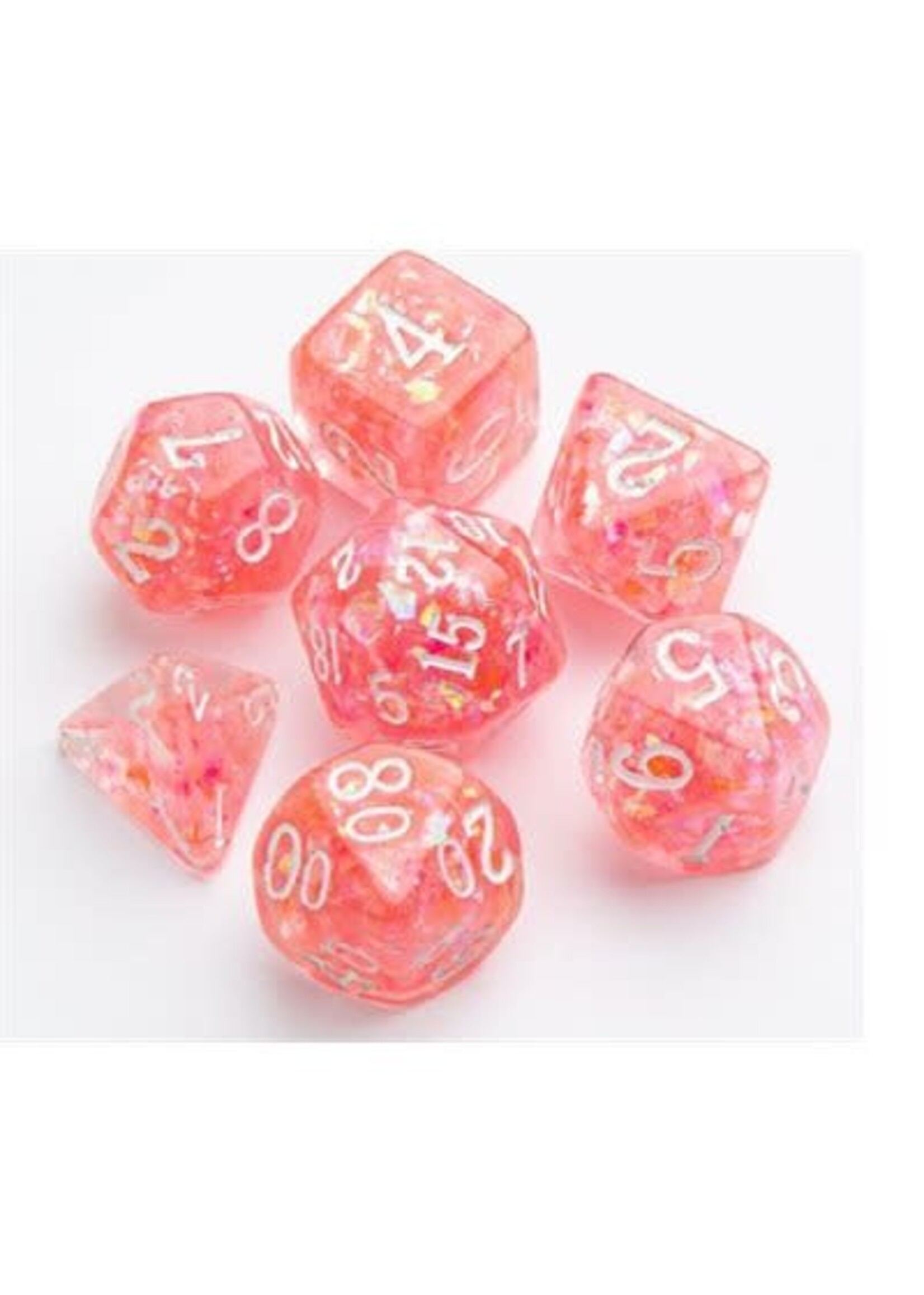CANDY-LIKE SERIES PEACH RPG DICE SET (7PCS)