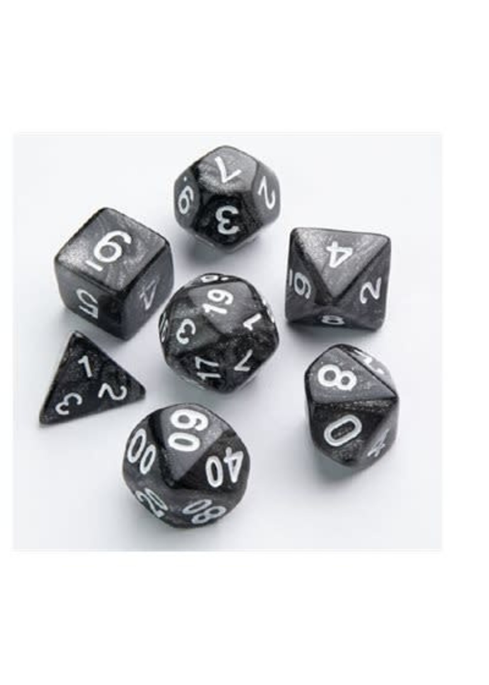 GALAXY SERIES MOON RPG DICE SET (7PCS)