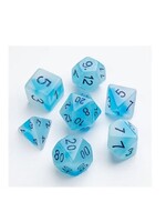 GLOW SERIES ICY CRUMBS RPG DICE SET (7 PCS)