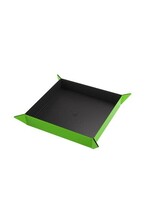 MAGNETIC DICE TRAY SQUARE BLACK/GREEN