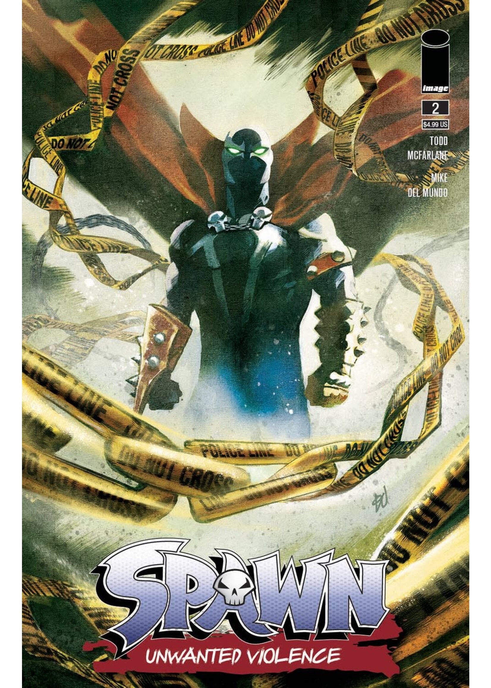 ABRAMS SPAWN UNWANTED VIOLENCE (2023) complete 2 issue series