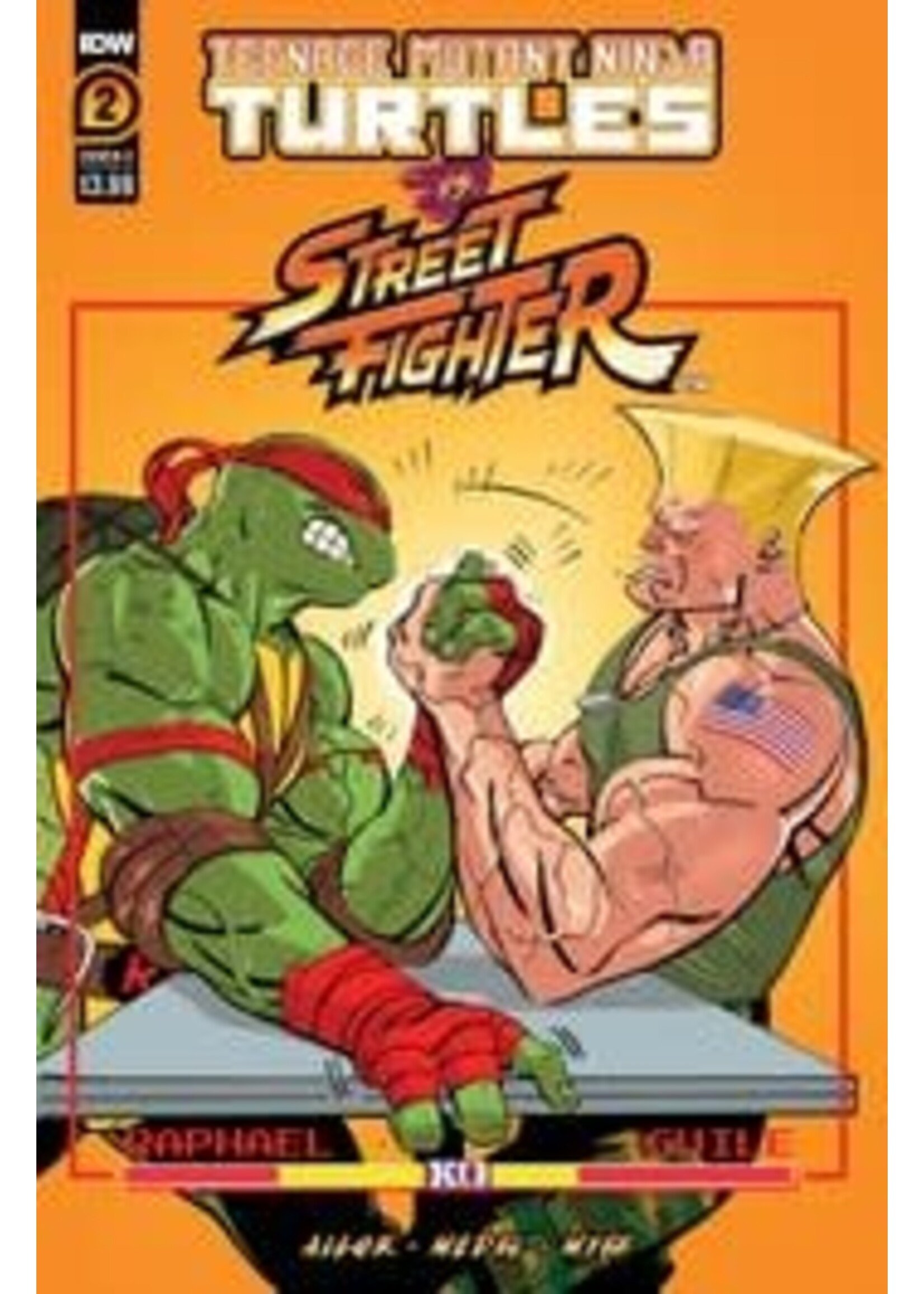 ABRAMS TMNT VS STREET FIGHTER complete 5 issue series