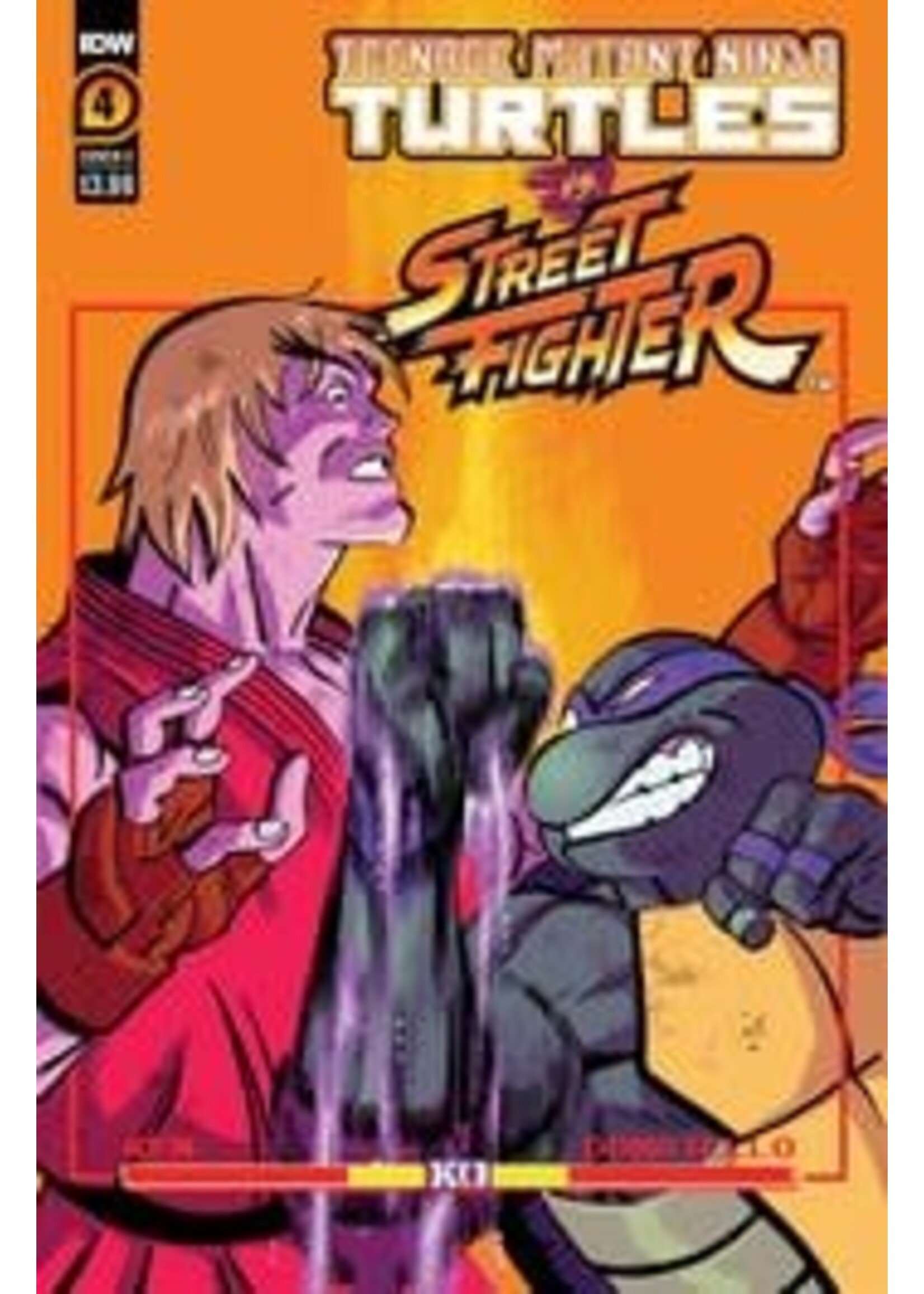 ABRAMS TMNT VS STREET FIGHTER complete 5 issue series