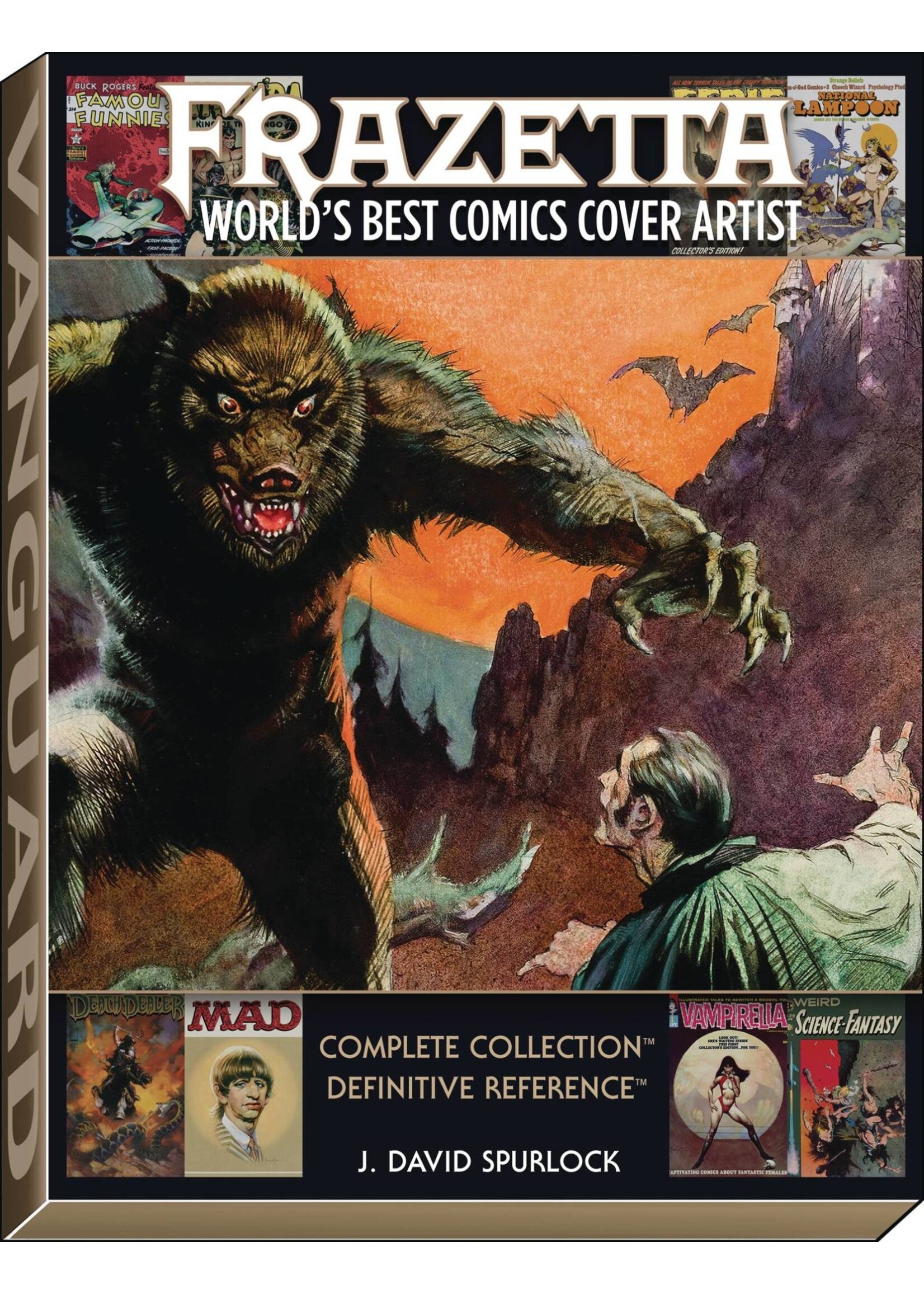 VANGUARD PRODUCTIONS FRAZETTA WORLDS BEST COMICS COVER ARTIST HC