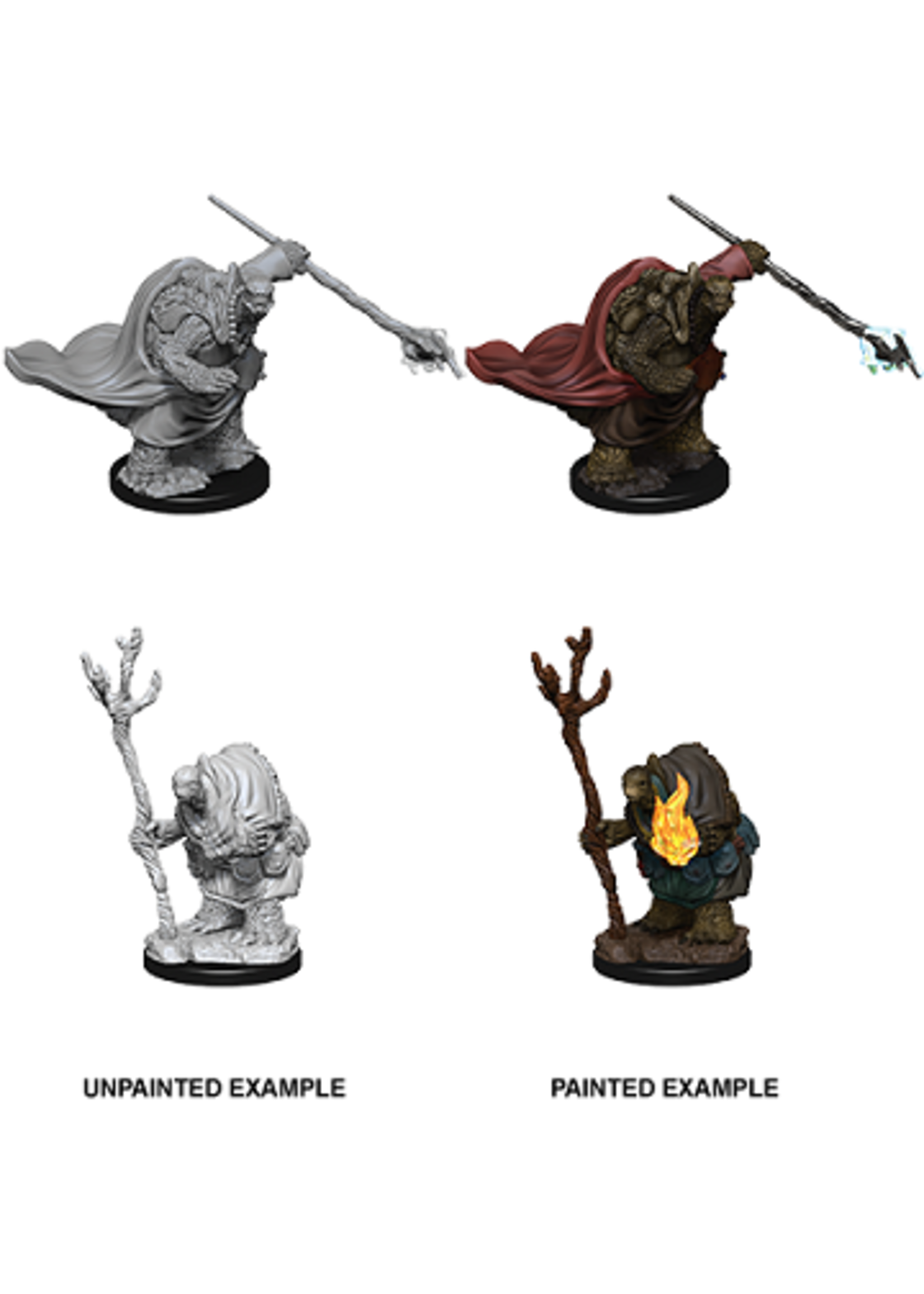 ABRAMS DND UNPAINTED MINIS WV9 TORTLES ADVENTURES