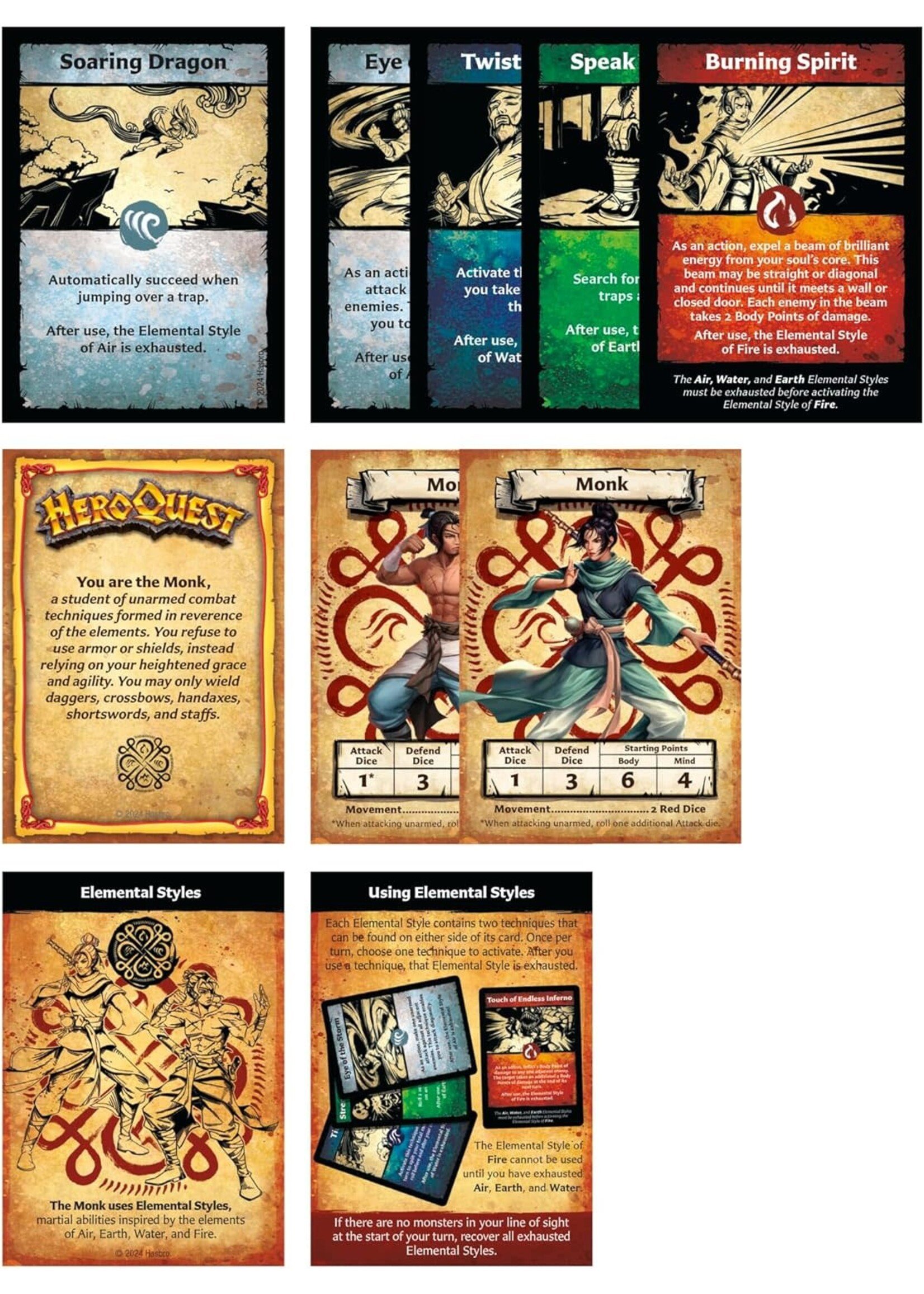 HERO QUEST PATH OF THE WONDERING MONK