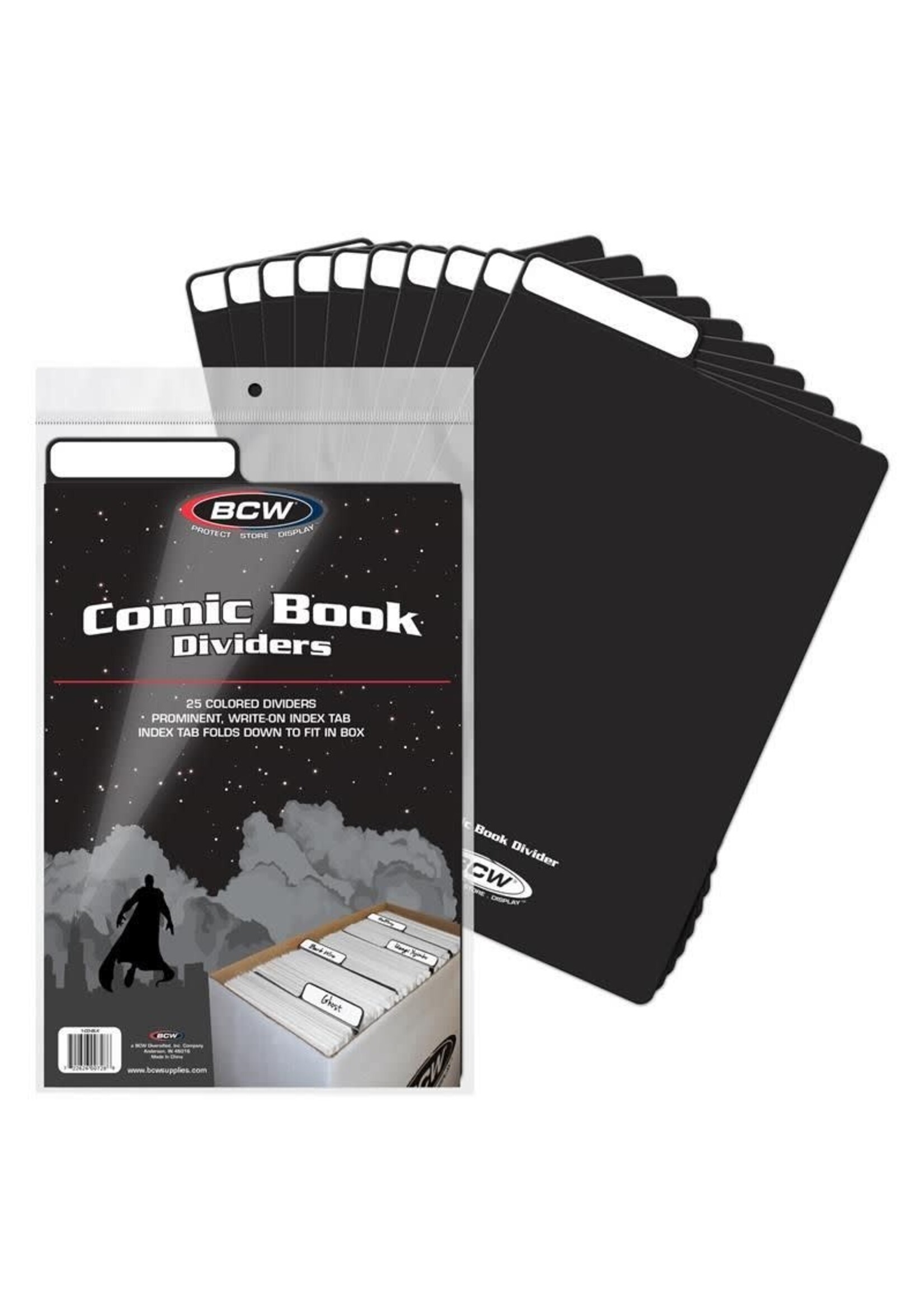 ABRAMS BCW COMIC BOOK DIVIDERS BLACK