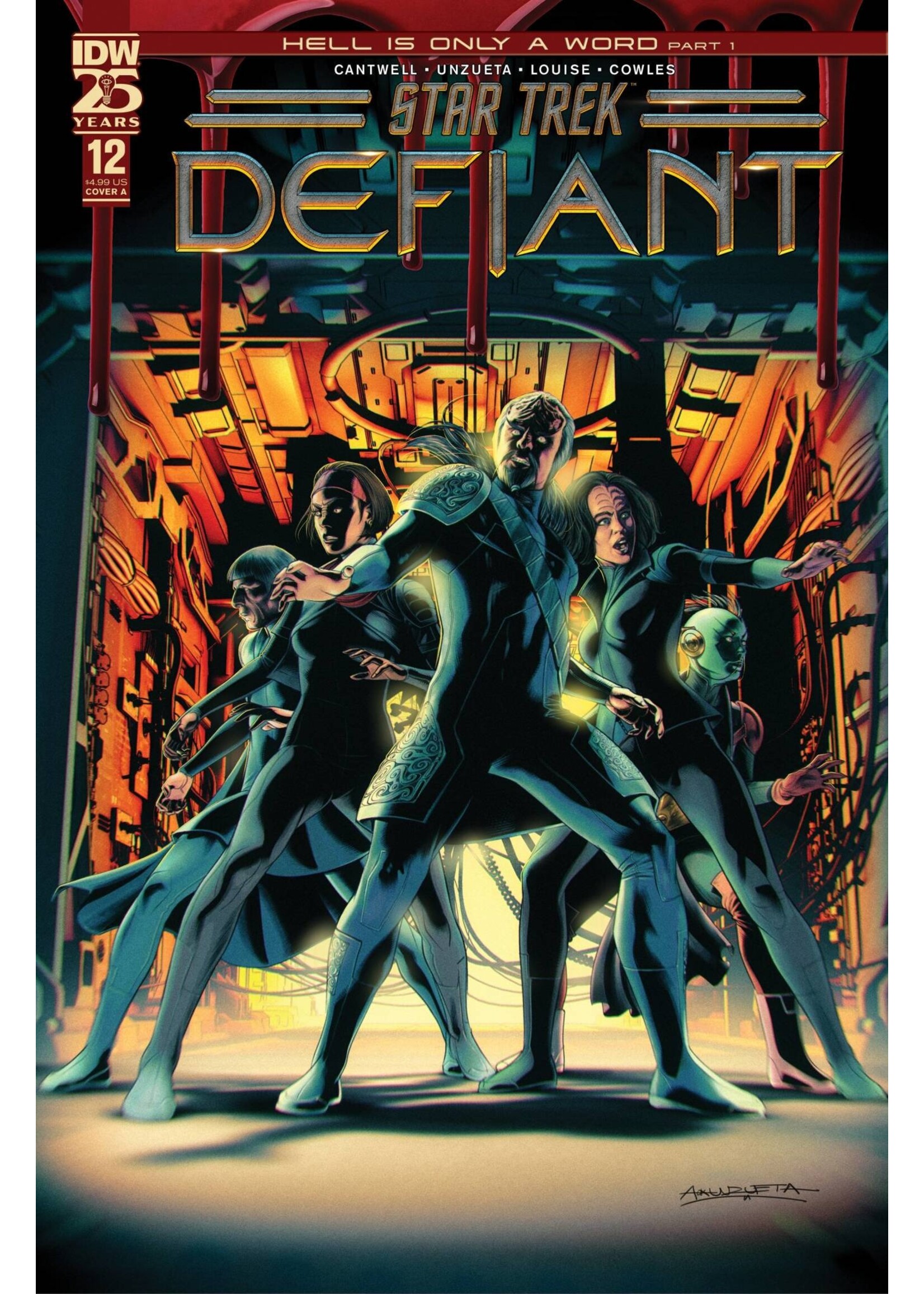 . STAR TREK DEFIANT #12 CVR A UNZUETA