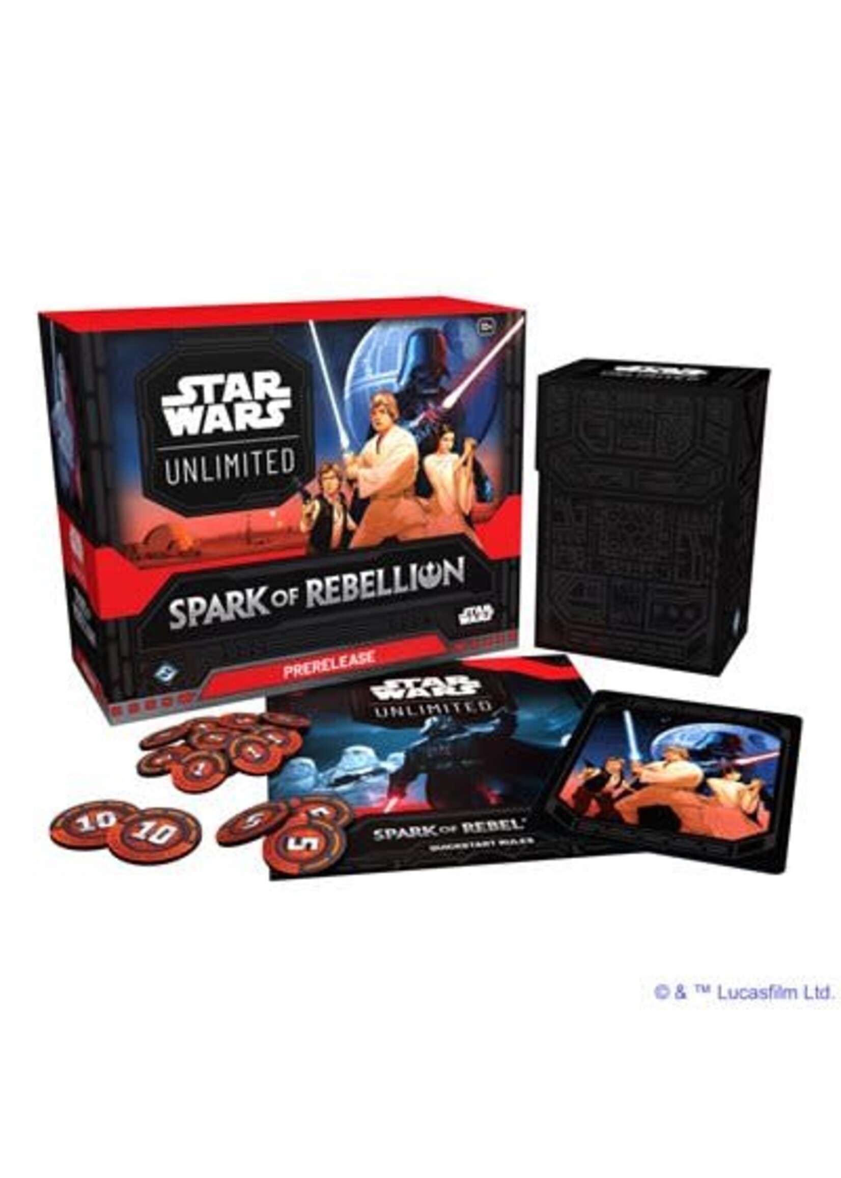 STAR WARS UNLIMITED SPARK OF REBELLION PRERELEASE BOX