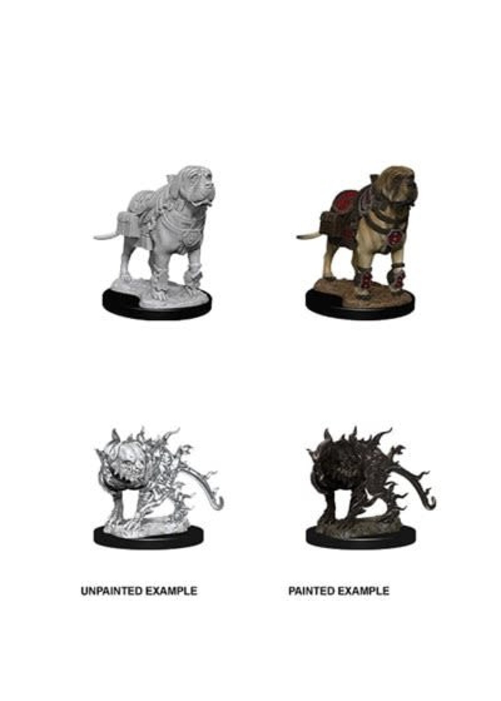 DND UNPAINTED MINIS WV11 MASTIF & SHADOW MASTIF
