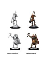 DND UNPAINTED MINIS WV12 FEMALE HUMAN BARBARIAN