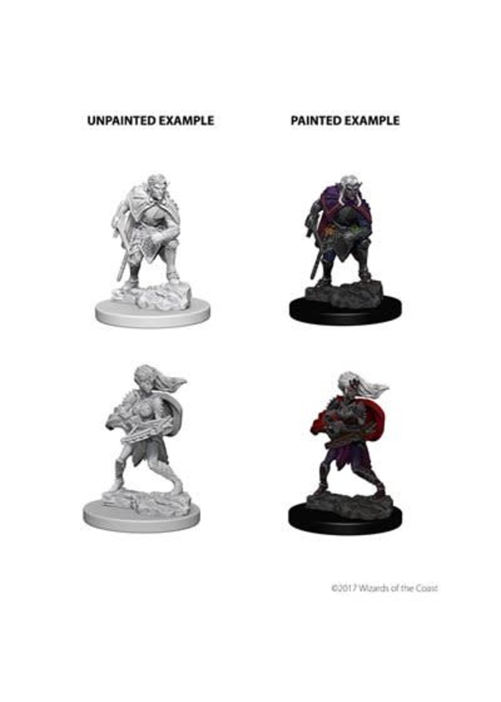 DND UNPAINTED MINIS WV4 DROW