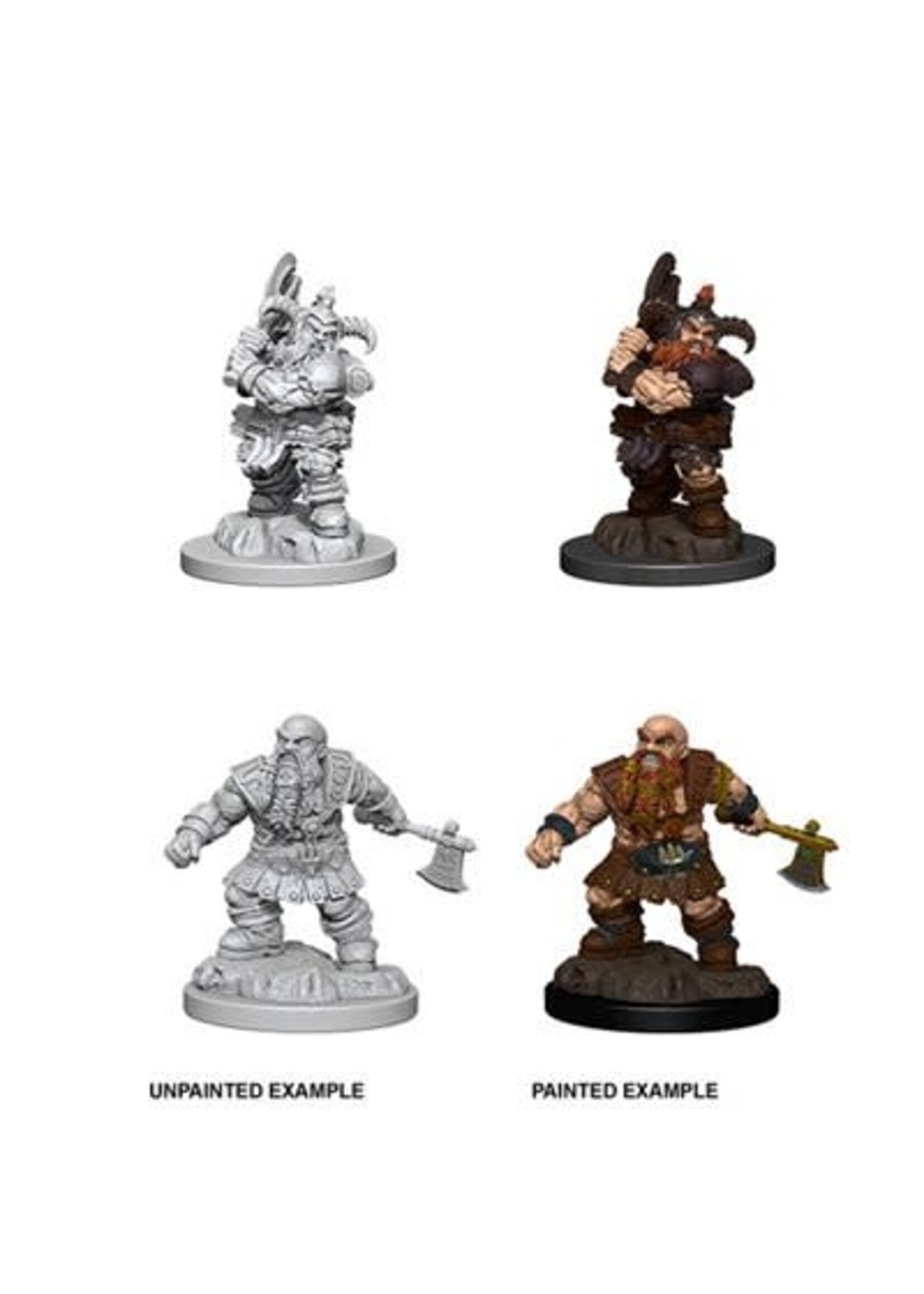 DND UNPAINTED MINIS WV6 MALE DWARF BARBARIAN