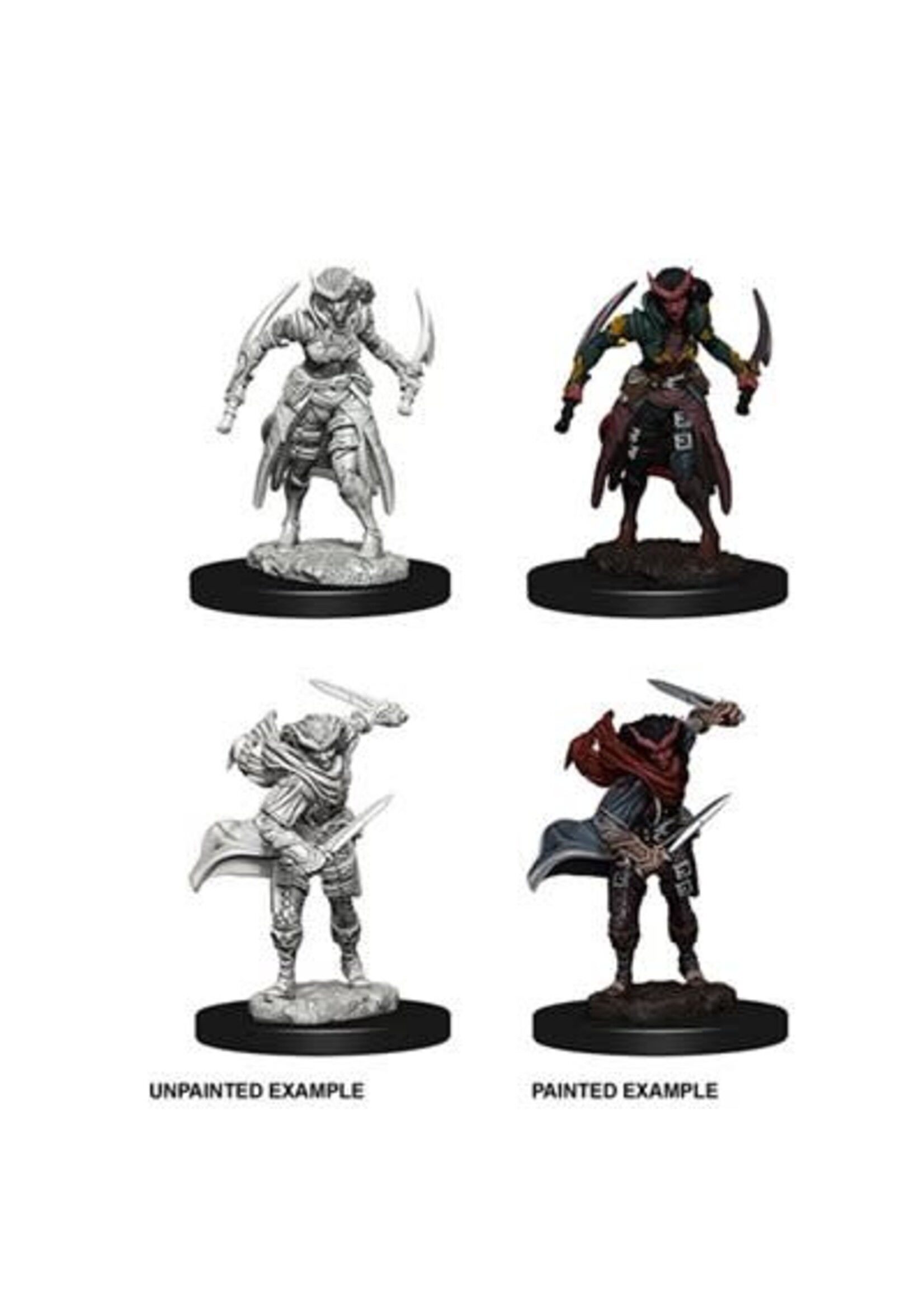 DND UNPAINTED MINIS WV7 TIEFLING FEMALE ROGUE