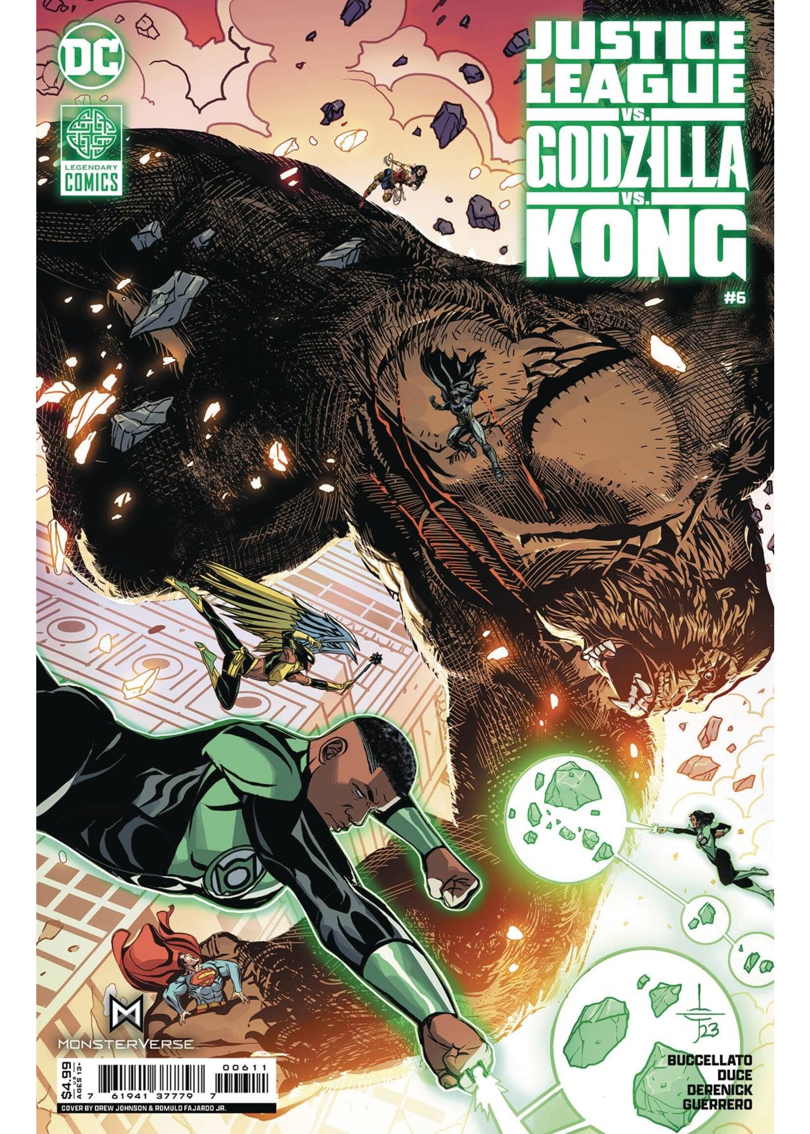 DC COMICS JL VS GODZILLA VS KONG #6