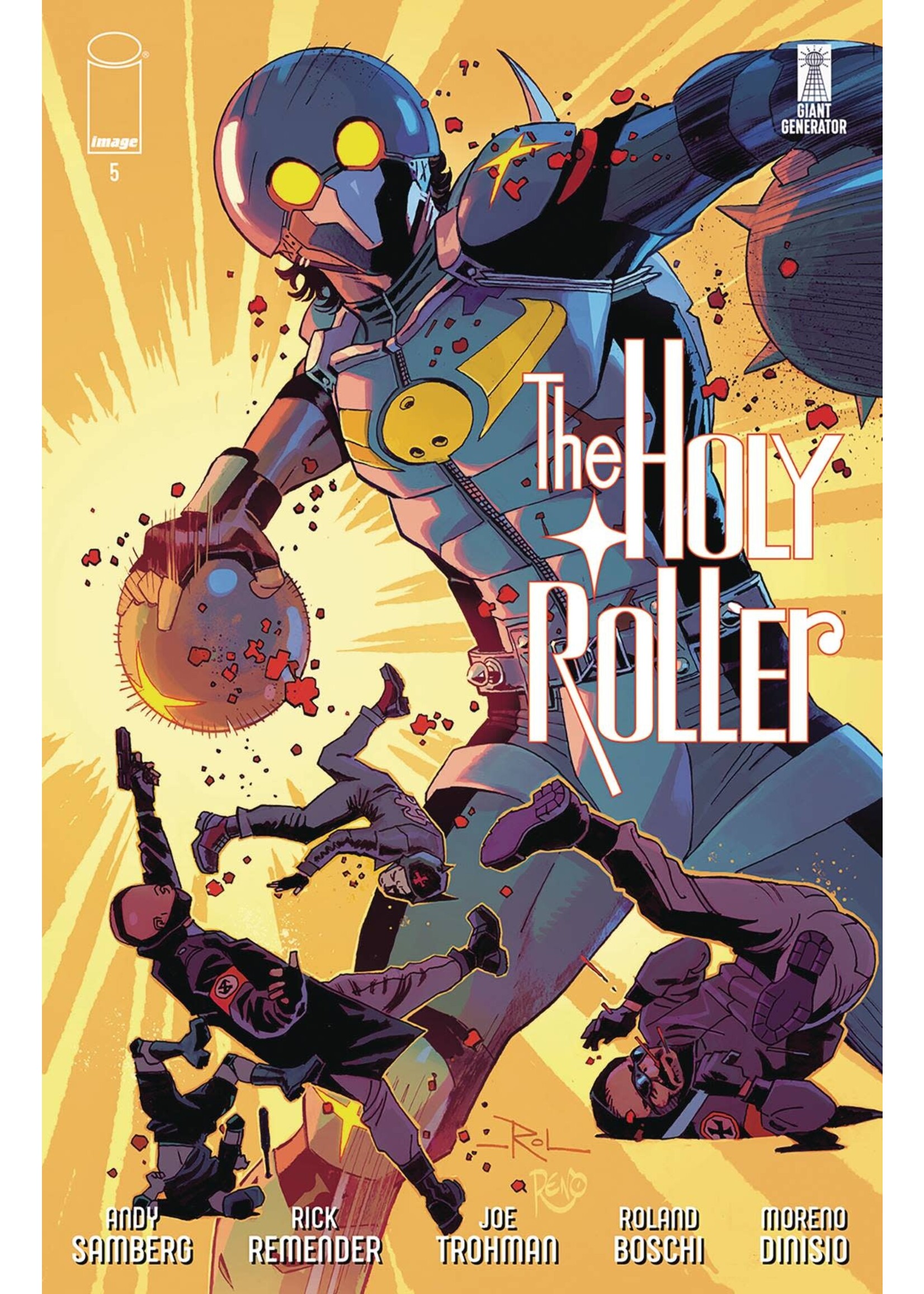 IMAGE COMICS HOLY ROLLER #5 (OF 10) CVR A BOSCHI & DINISIO