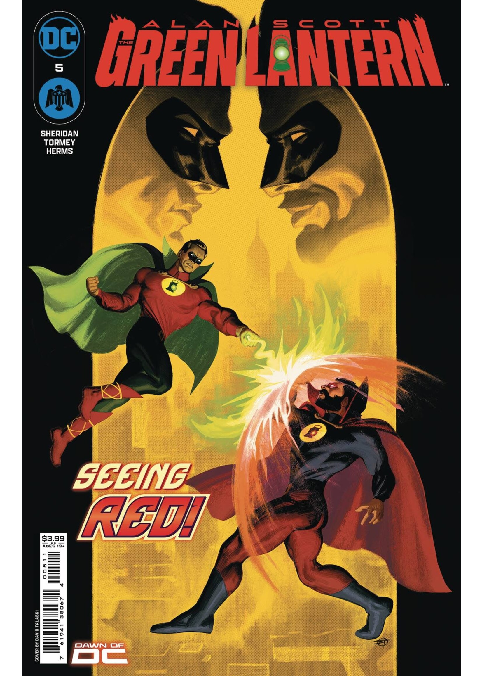 DC COMICS ALAN SCOTT THE GREEN LANTERN #5