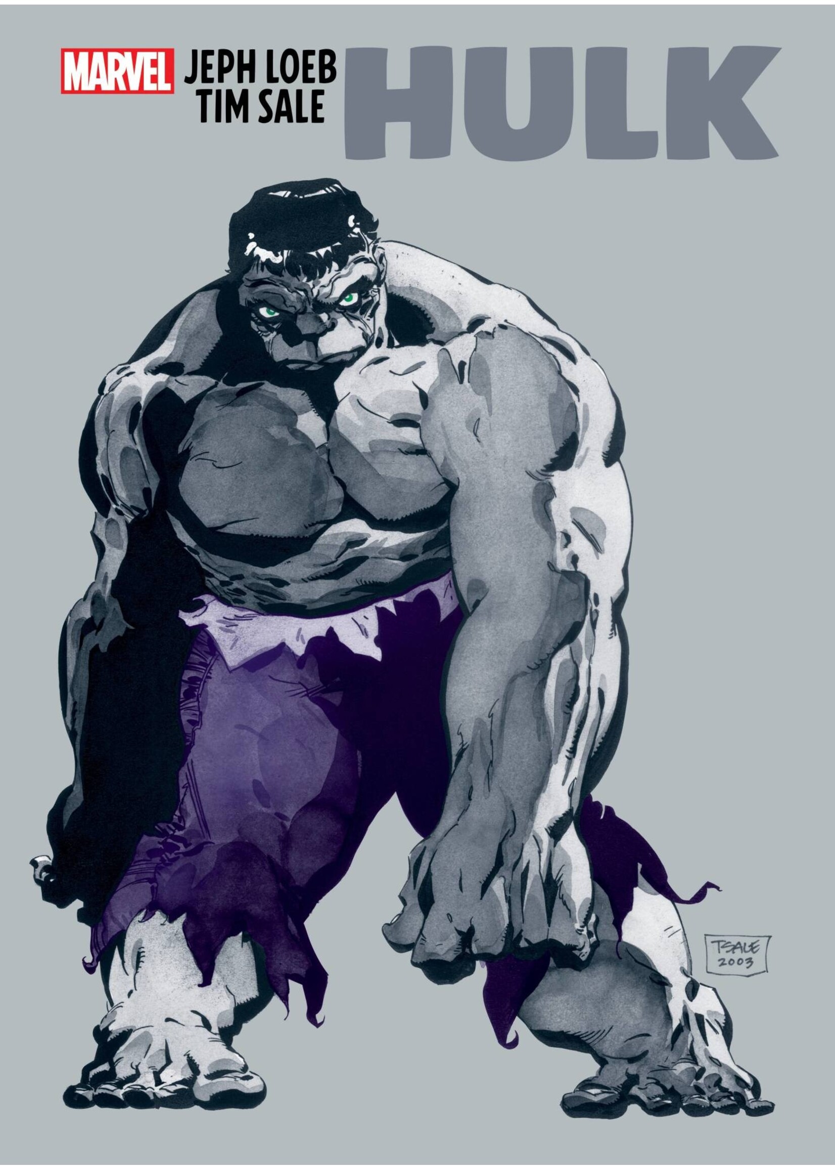 . JEPH LOEB AND TIM SALE HULK GALLERY EDITION HC