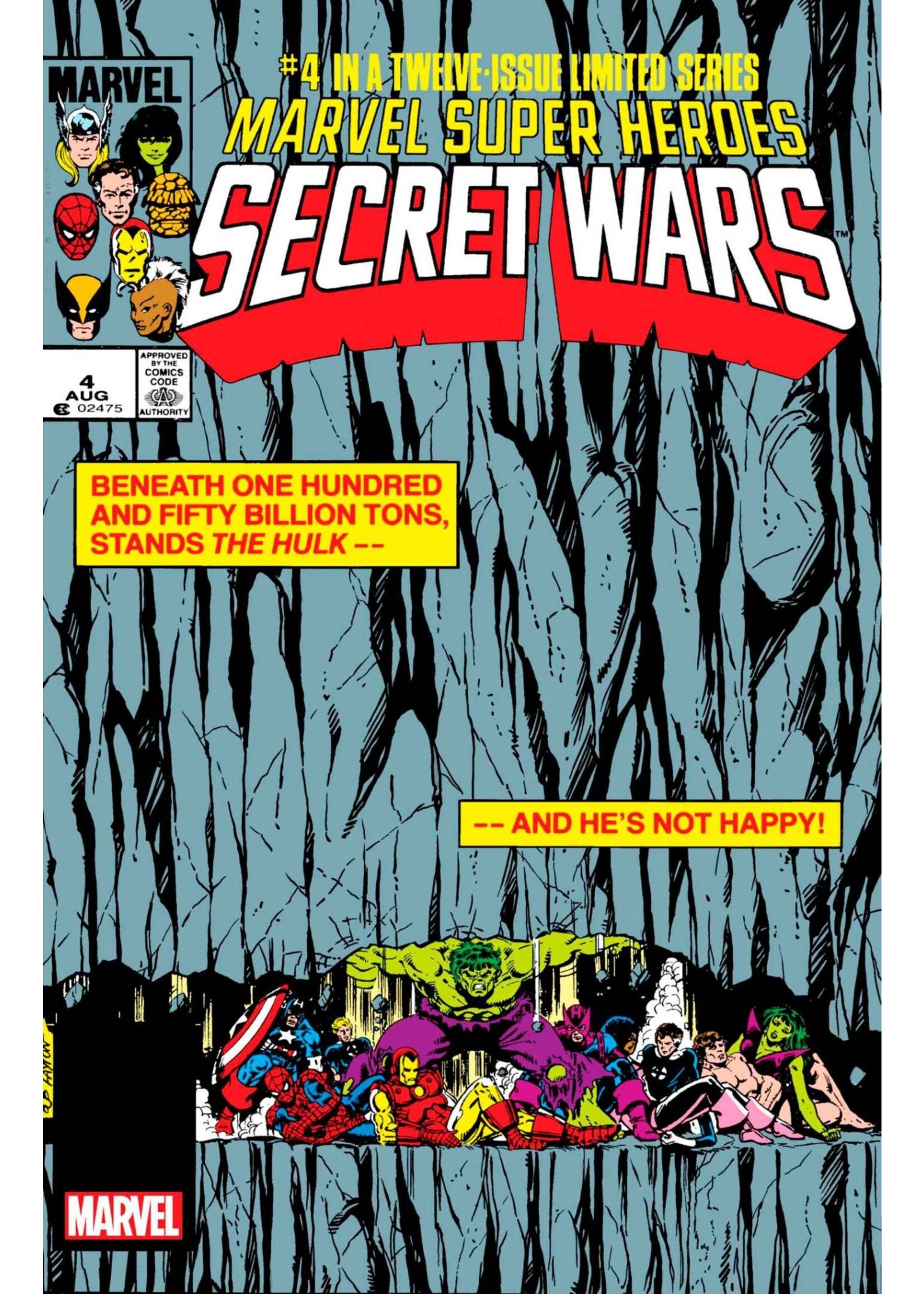MARVEL COMICS MSH SECRET WARS #4 FACSIMILE EDITION