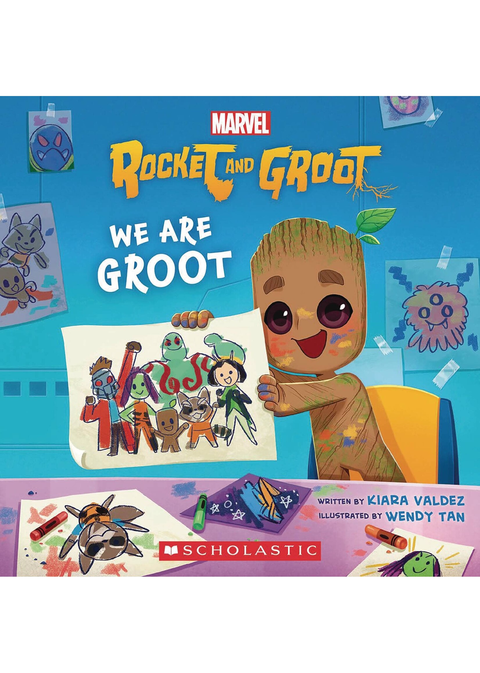 SCHOLASTIC INC. MARVEL ROCKET & GROOT STORYBOOK WE ARE GROOT HC