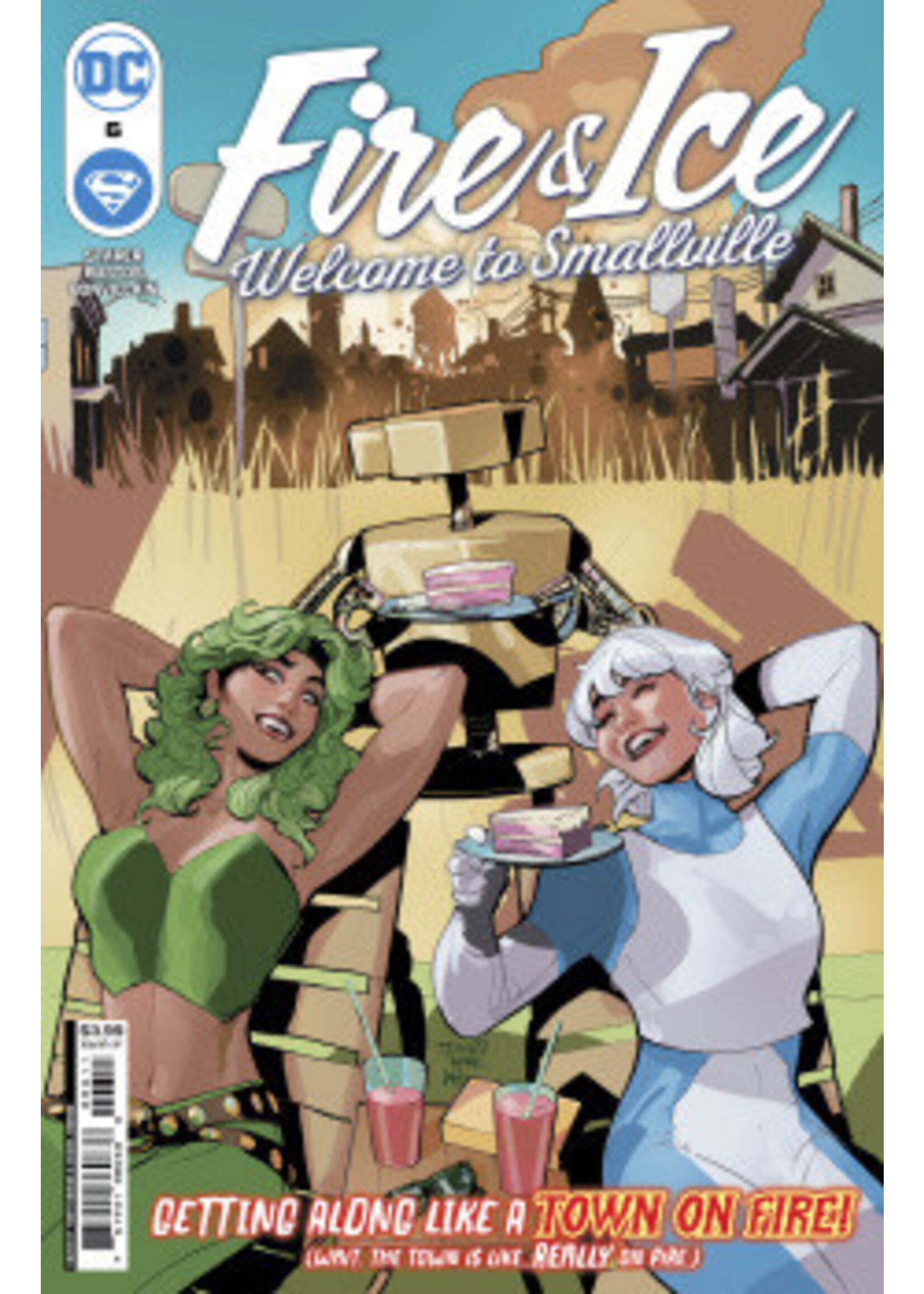 DC COMICS FIRE & ICE WELCOME TO SMALLVILLE complete 6 issue series