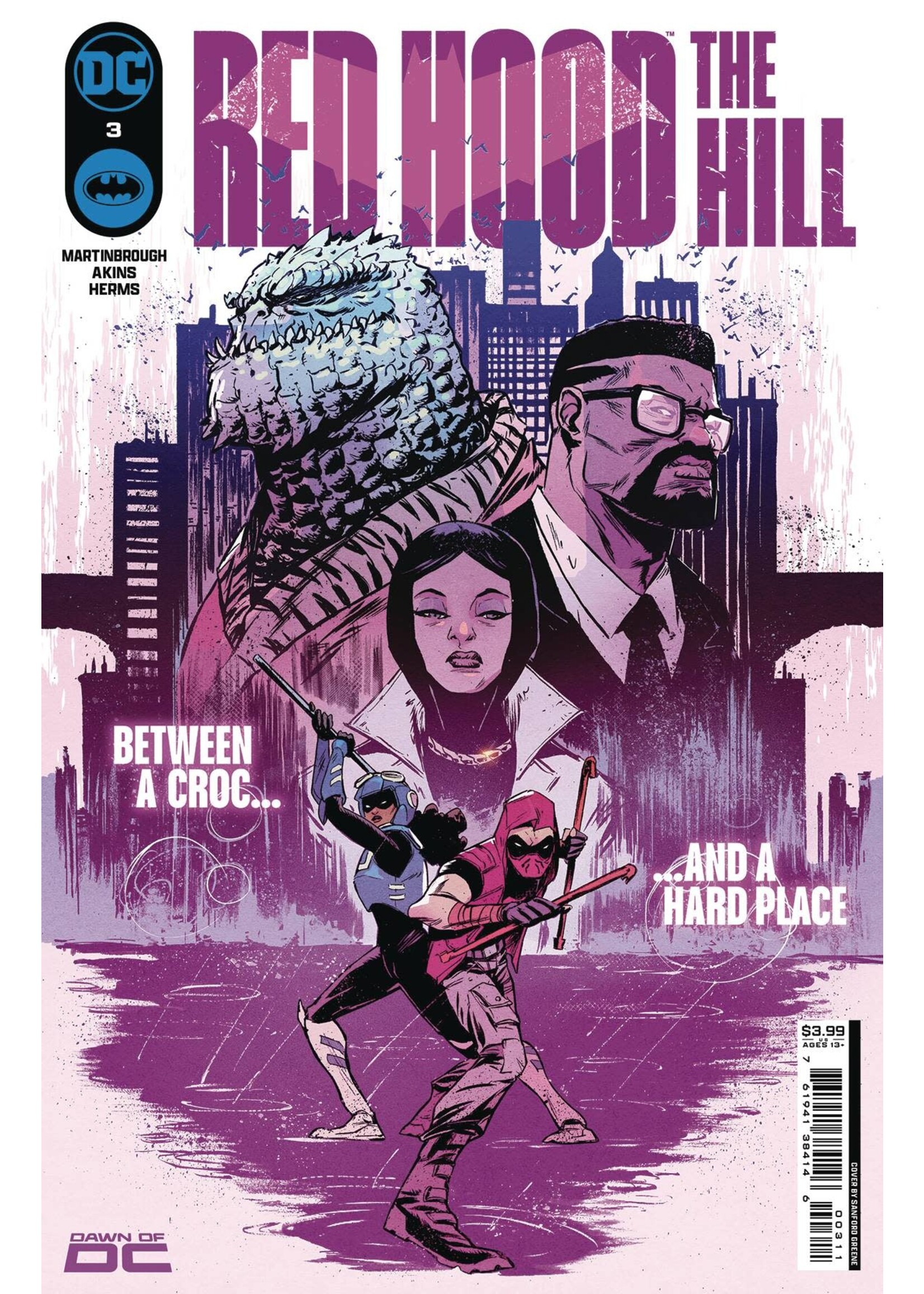 DC COMICS RED HOOD THE HILL #3