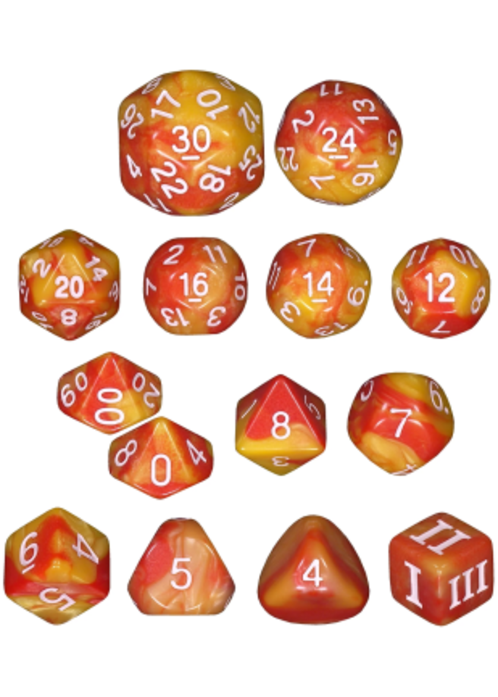 DCC 14-DIE SET FLAME ARROWS