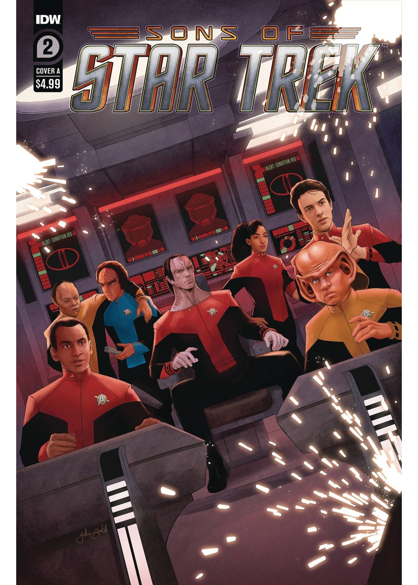 . STAR TREK SONS OF STAR TREK #2 CVR A BARTOK