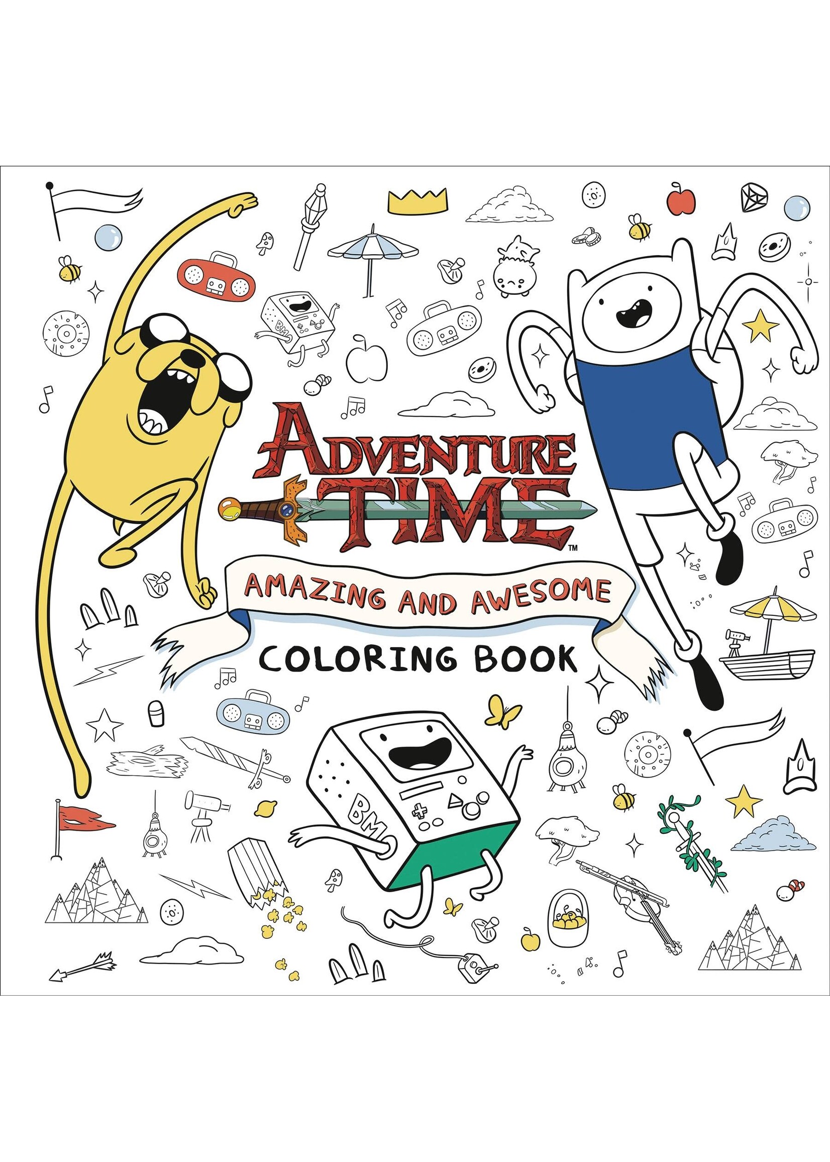 RANDOM HOUSE BOOKS YOUNG READE ADVENTURE TIME AMAZING COLORING BOOK SC