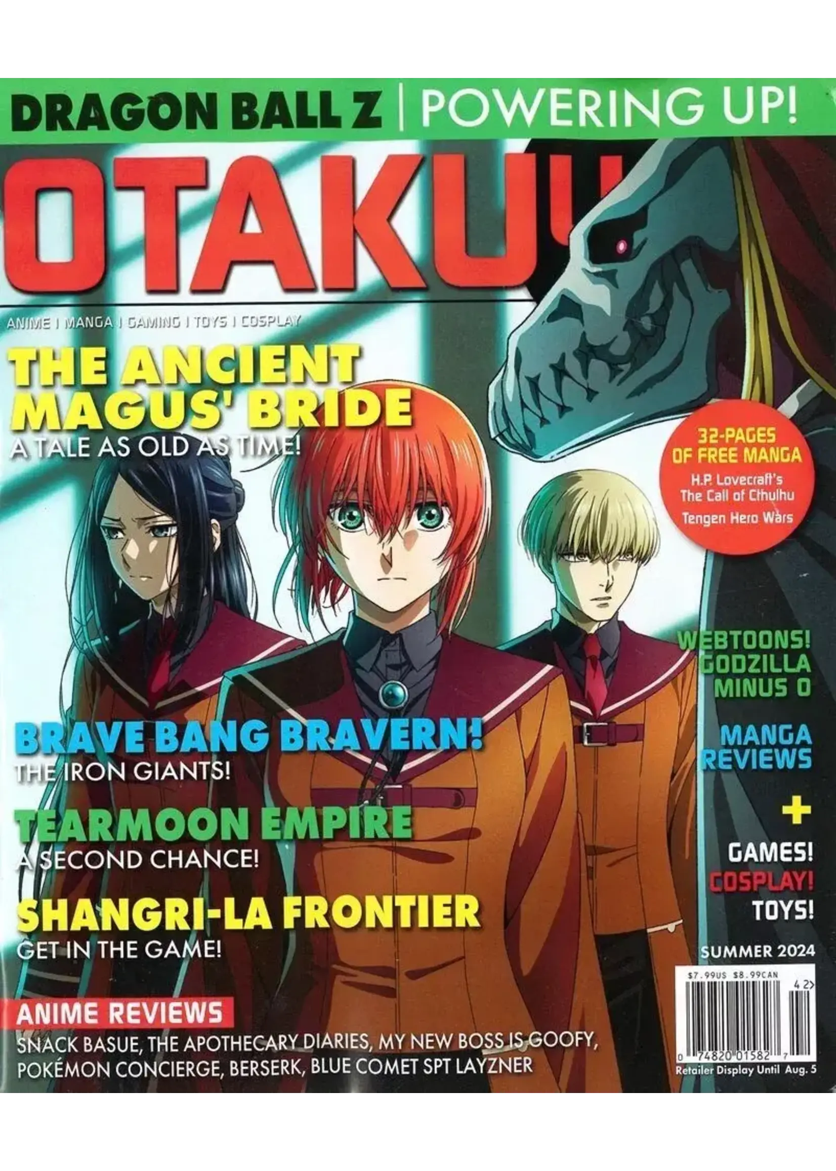 SOVEREIGN MEDIA COMPANY INC OTAKU USA MAGAZINE #6 SUMMER 2024