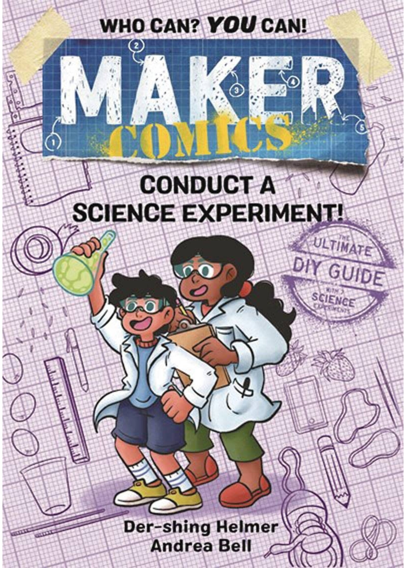FIRST SECOND BOOKS MAKER COMICS CONDUCT SCIENCE EXPERIMENT!