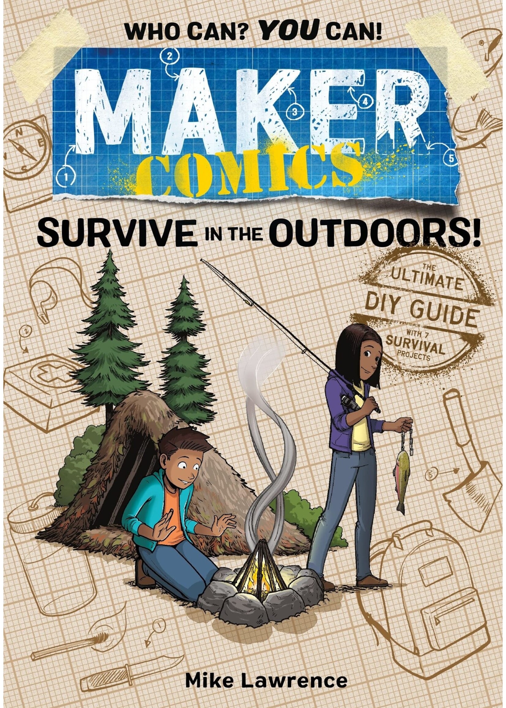 FIRST SECOND BOOKS MAKER COMICS SURVIVE IN THE OUTDOORS!
