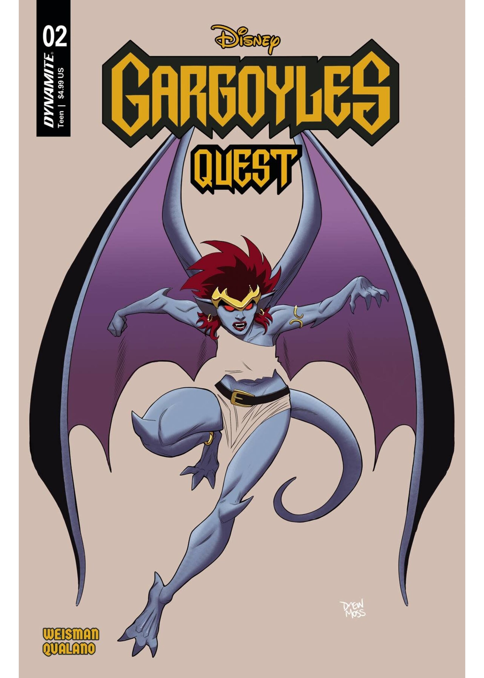 DYNAMITE GARGOYLES QUEST (2024) #2 CVR C MOSS COLOR BLEED