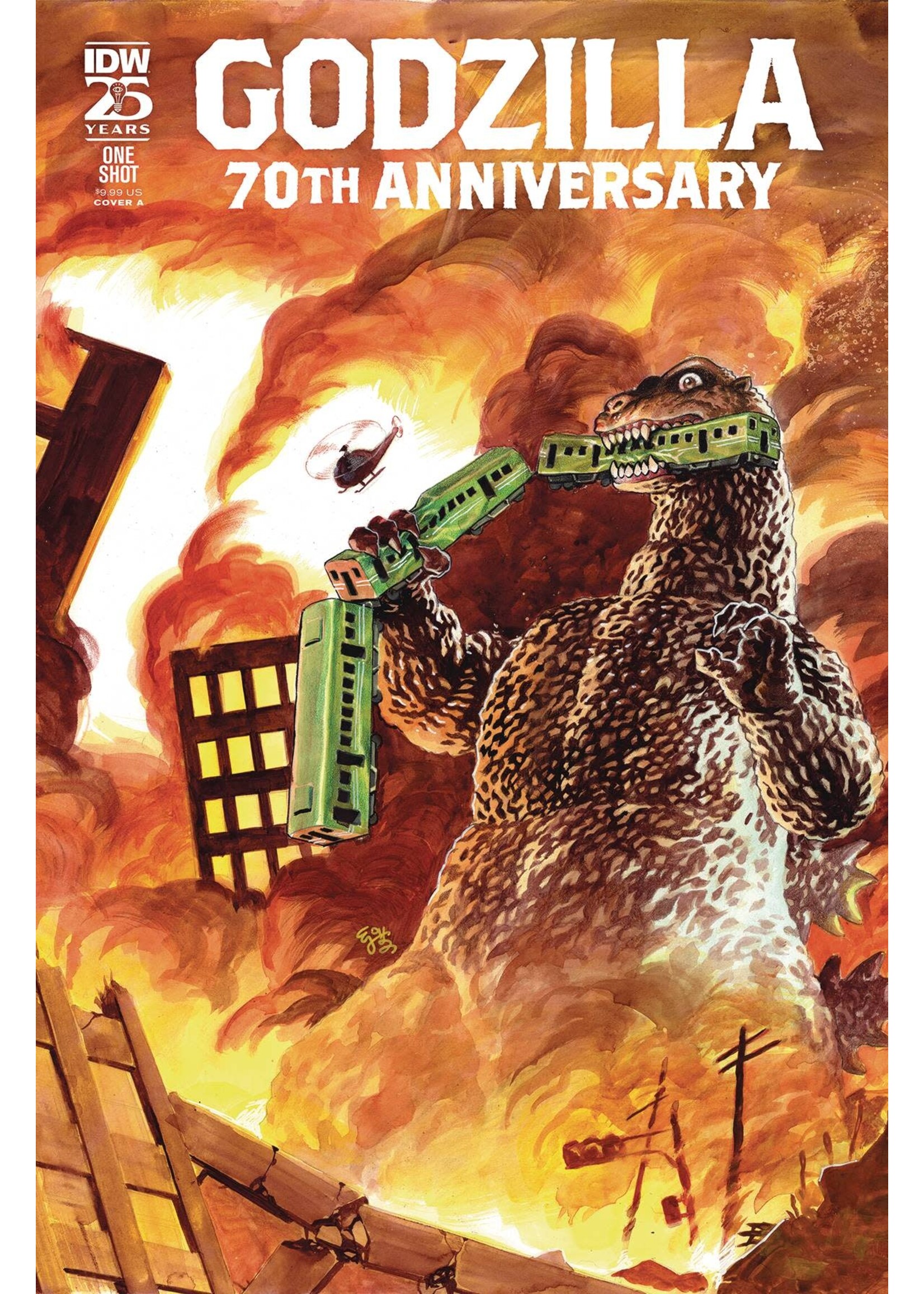 IDW PUBLISHING GODZILLA 70TH ANNIV #1 CVR A SU