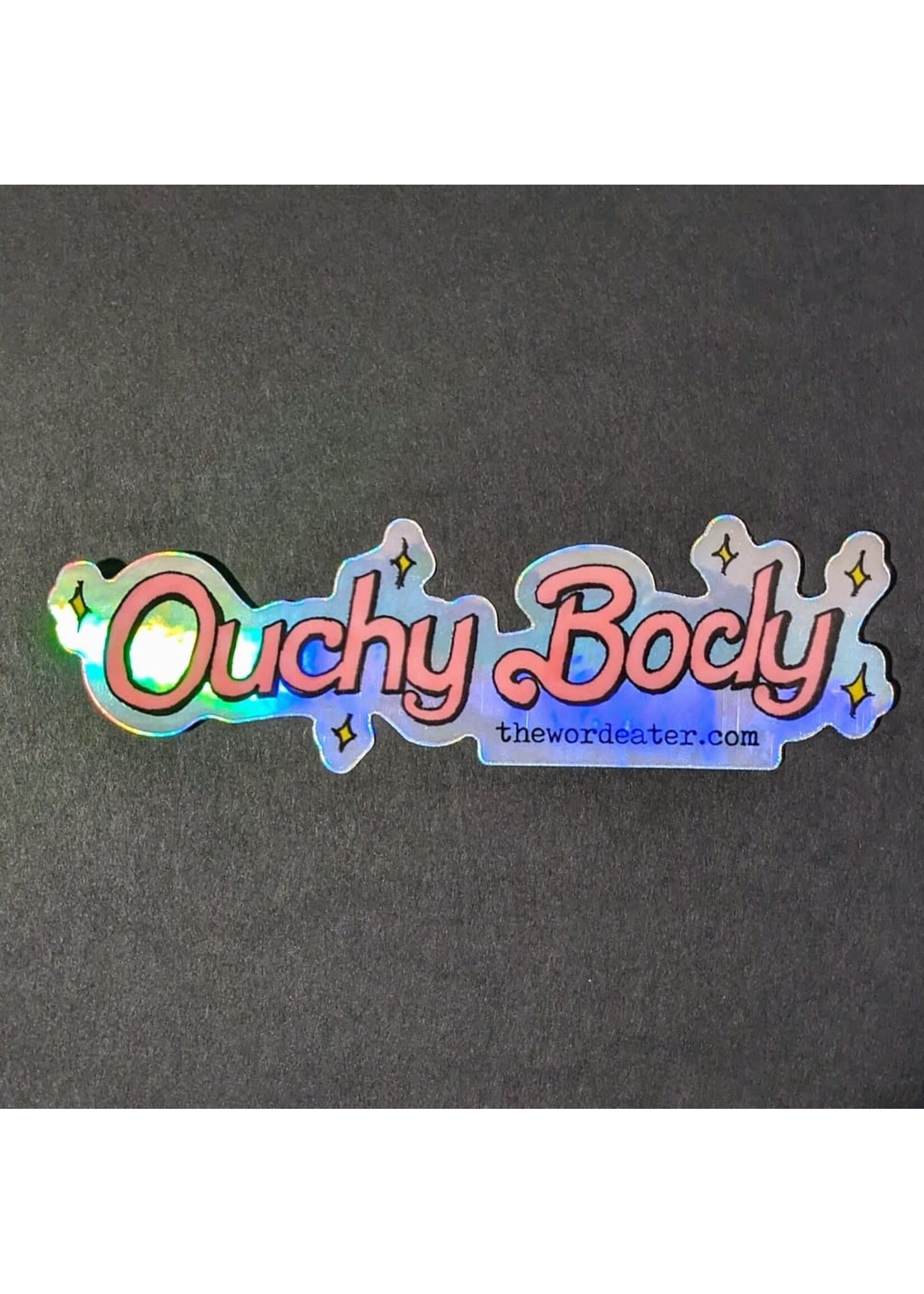 Wordeater Publishing OUCHY BODY - WORDEATER STICKER