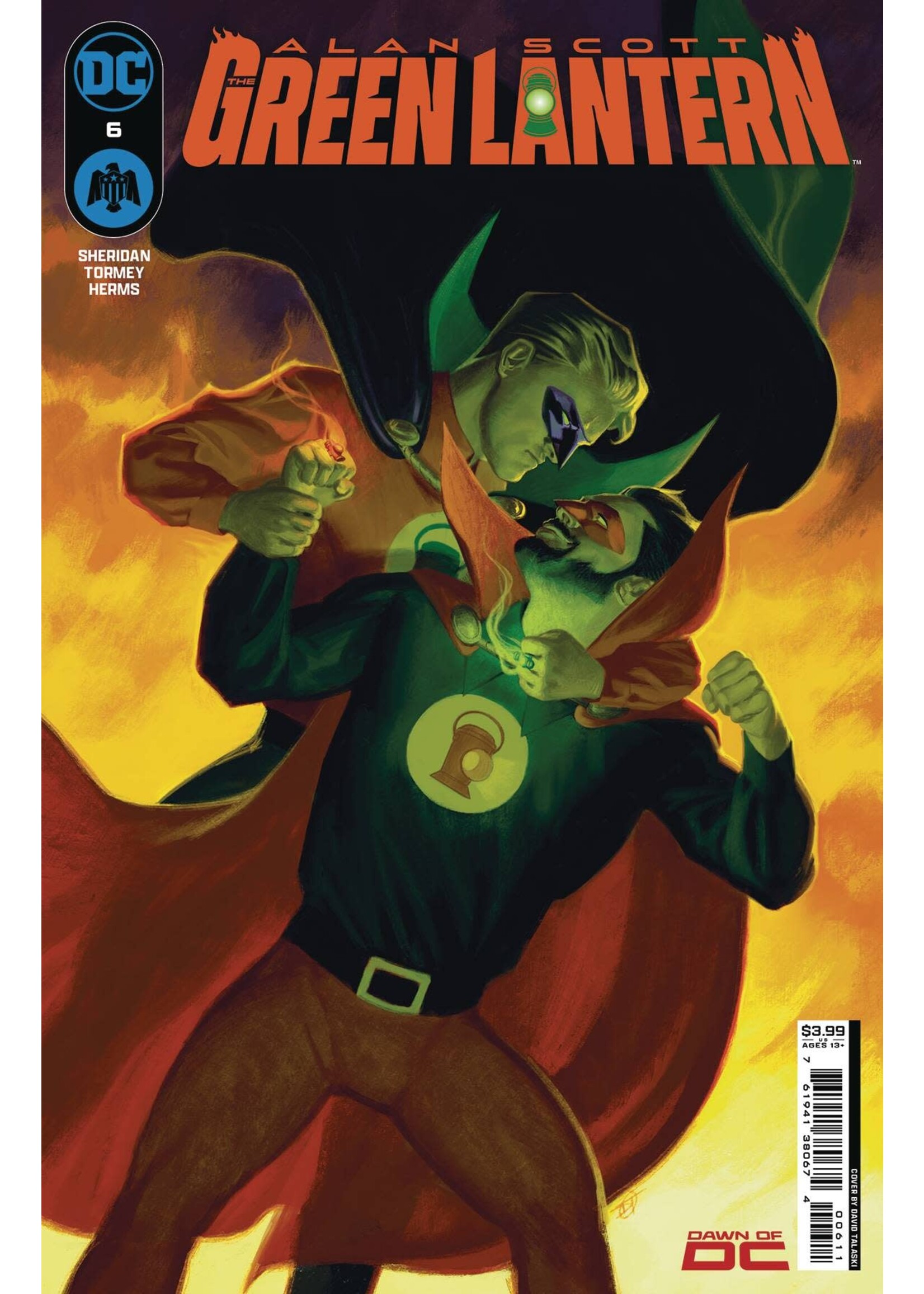 DC COMICS ALAN SCOTT THE GREEN LANTERN #6