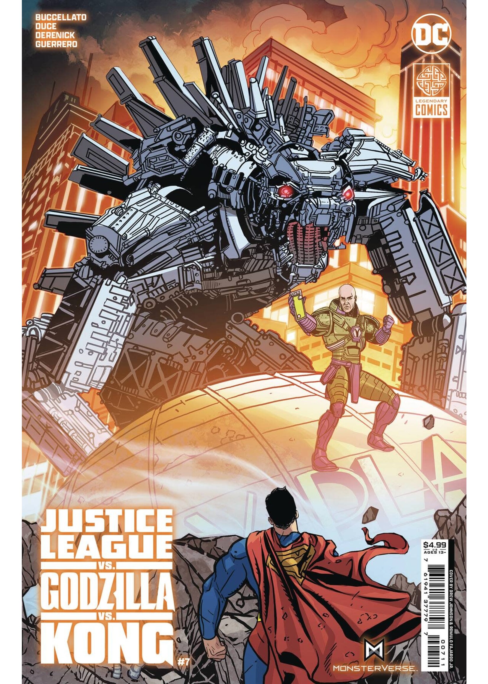 DC COMICS JL VS GODZILLA VS KONG #7