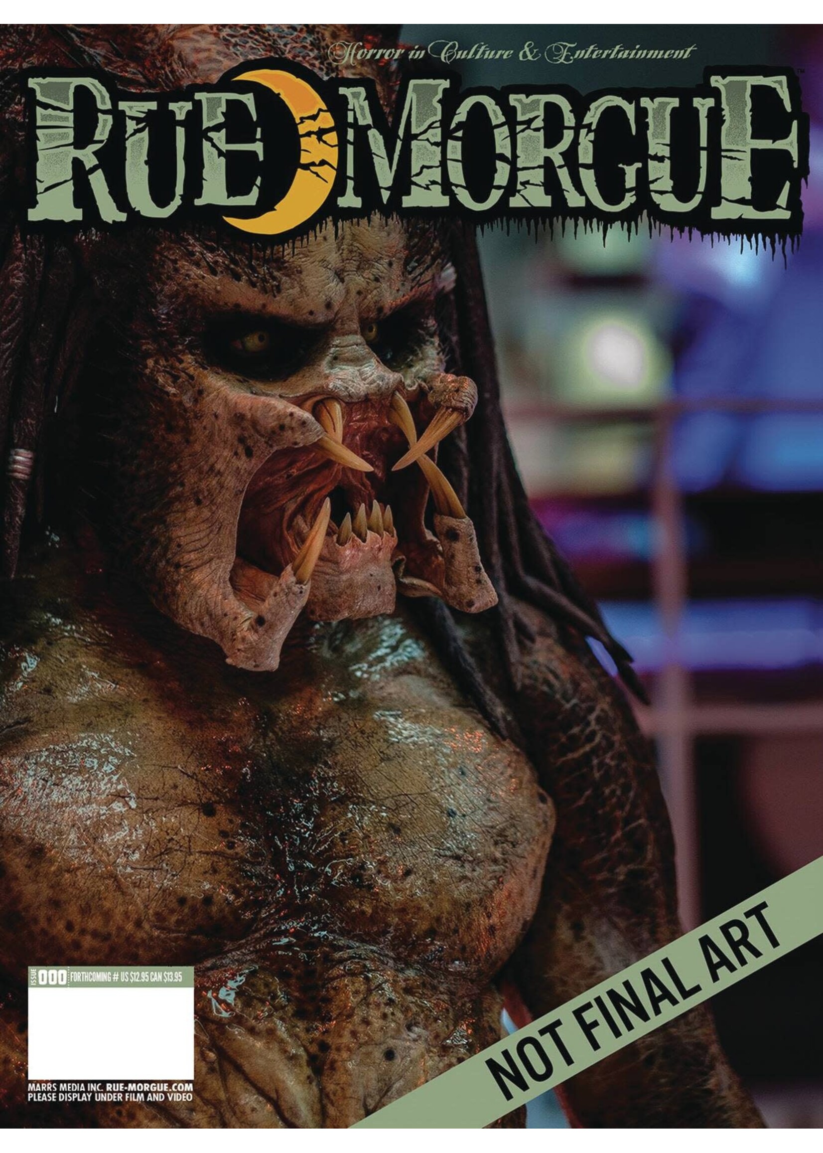 MARRS MEDIA INC RUE MORGUE MAGAZINE #218
