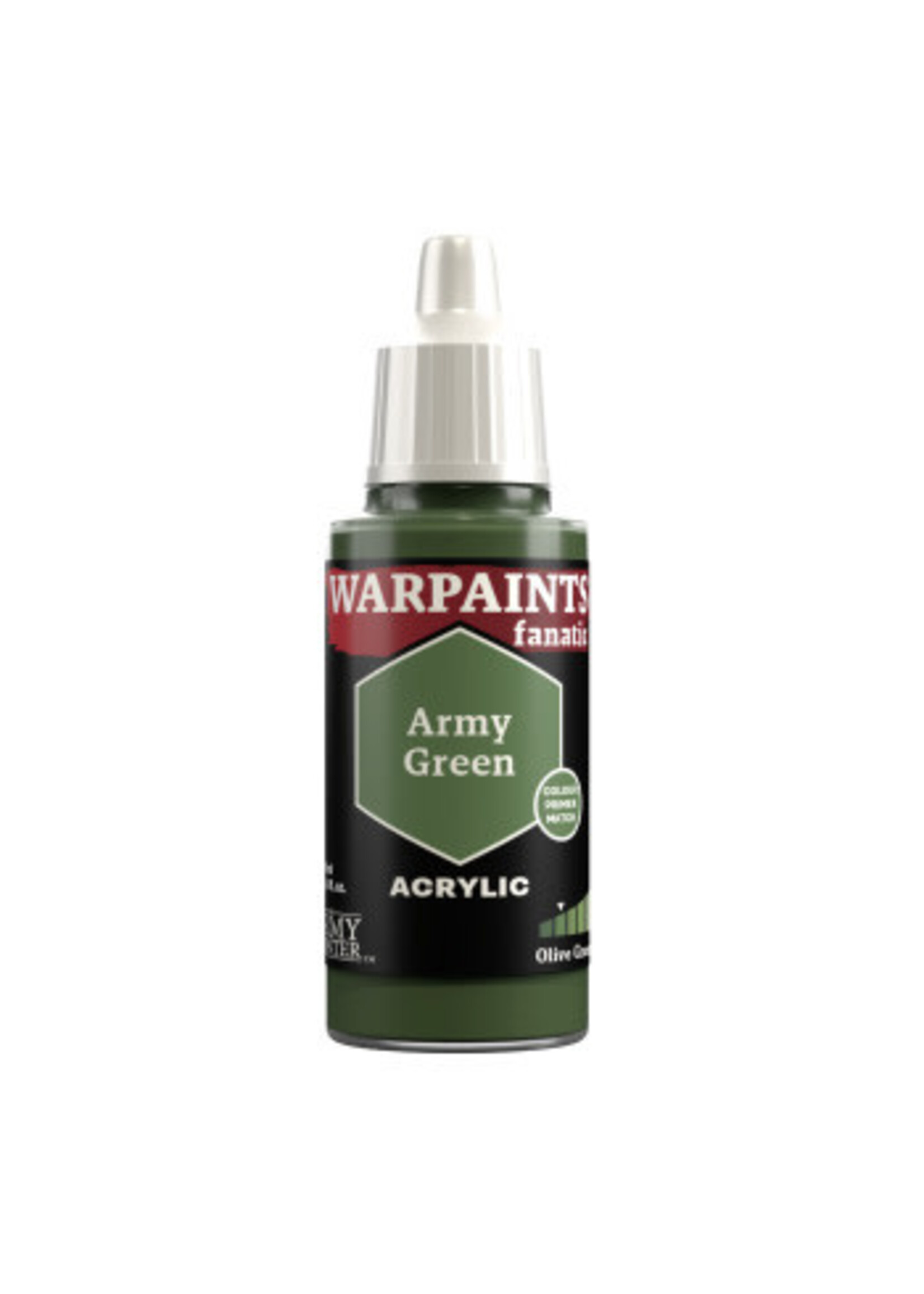 ARMY PAINTER WARPAINTS FANATIC ARMY GREEN