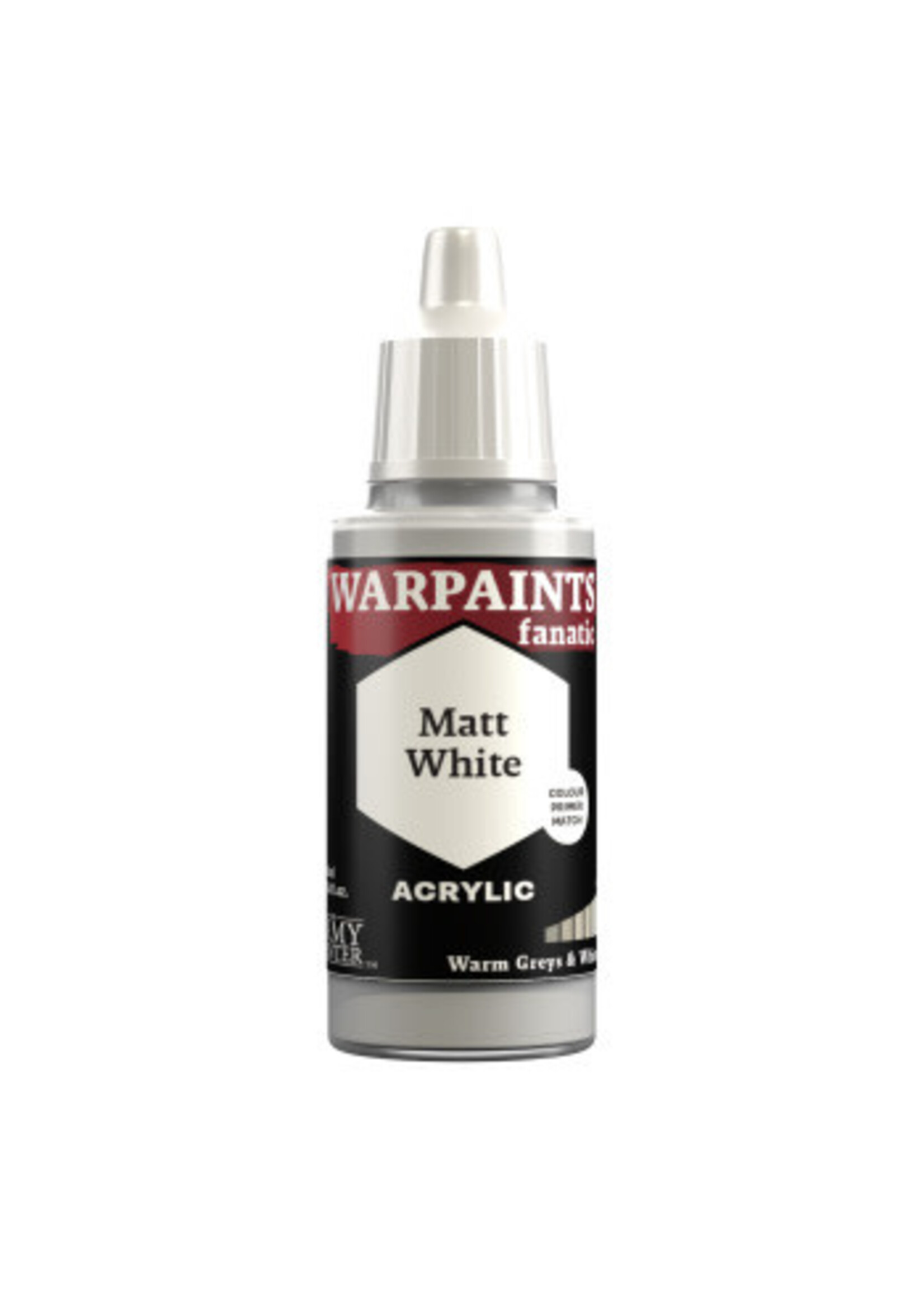 ARMY PAINTER WARPAINTS FANATIC MATT WHITE