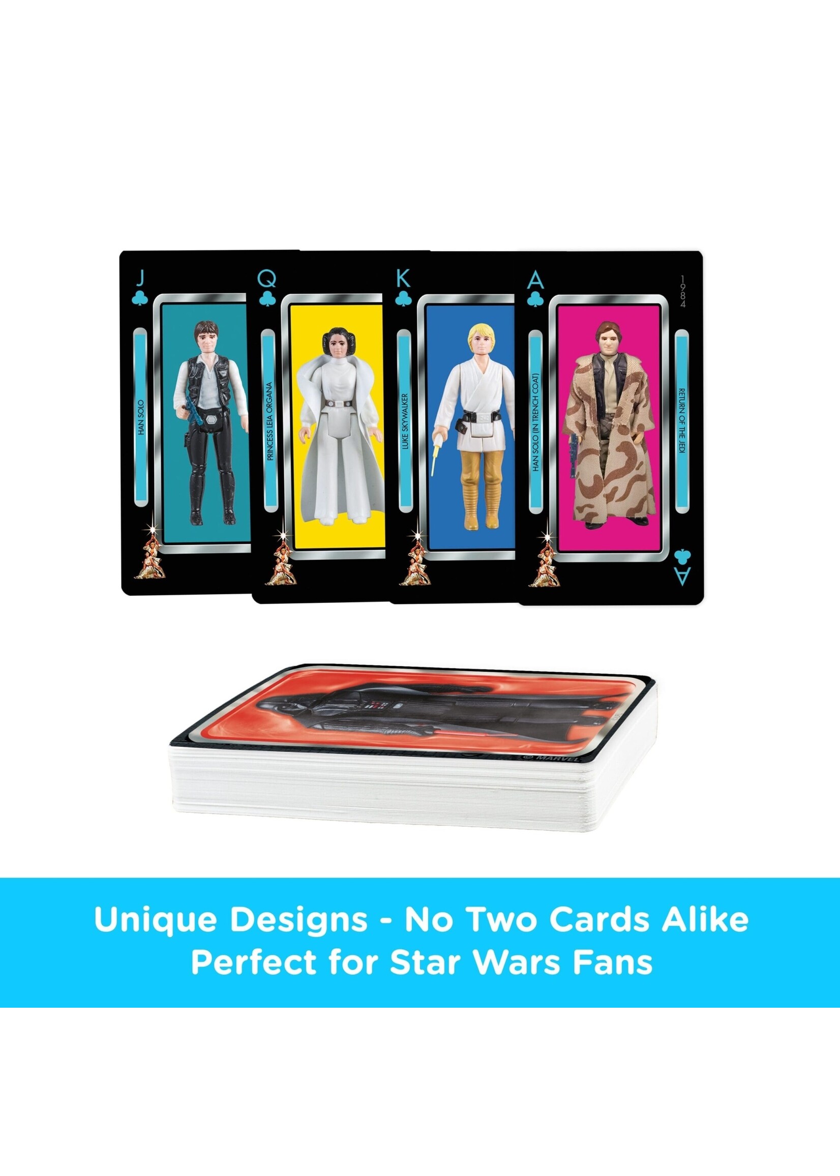 STAR WARS RETRO TOYS WV1 DARTH VADER PLAYING CARDS