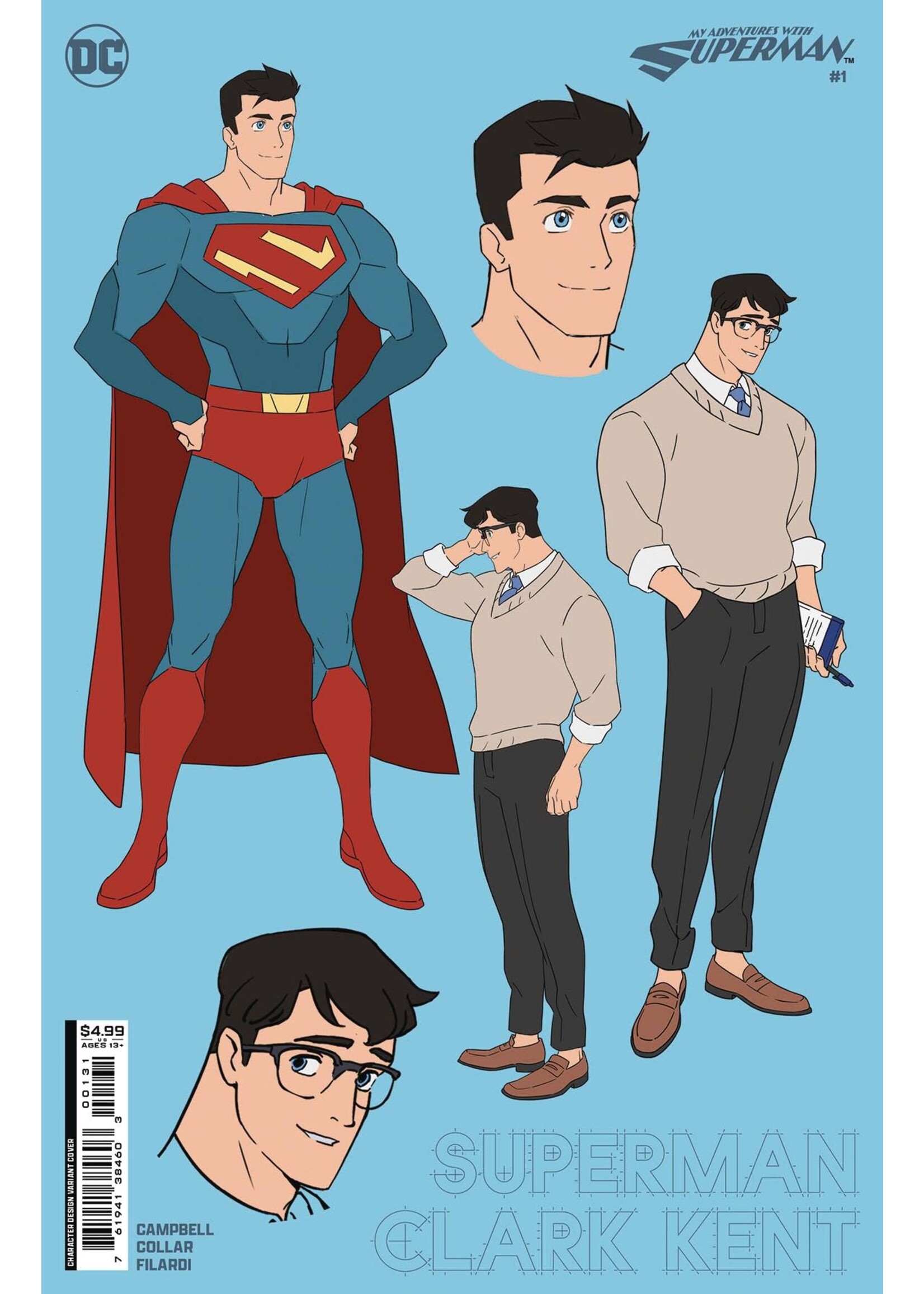 DC COMICS MY ADVENTURES WITH SUPERMAN (2024) #1 CHARACTER DESIGN