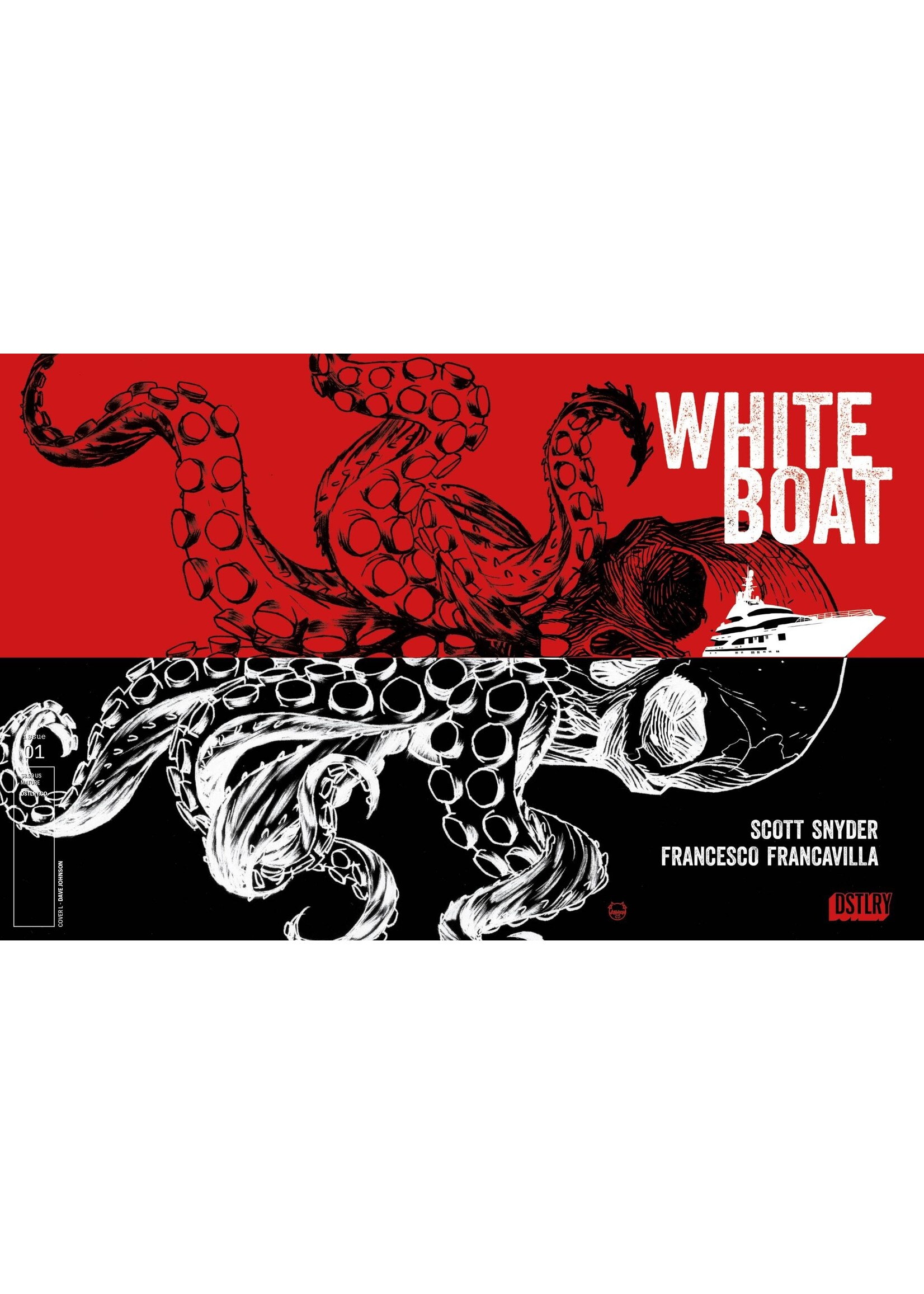 DSTLRY MEDIA WHITE BOAT #1 CONVENTION EXCLUSIVE VAR (MR)