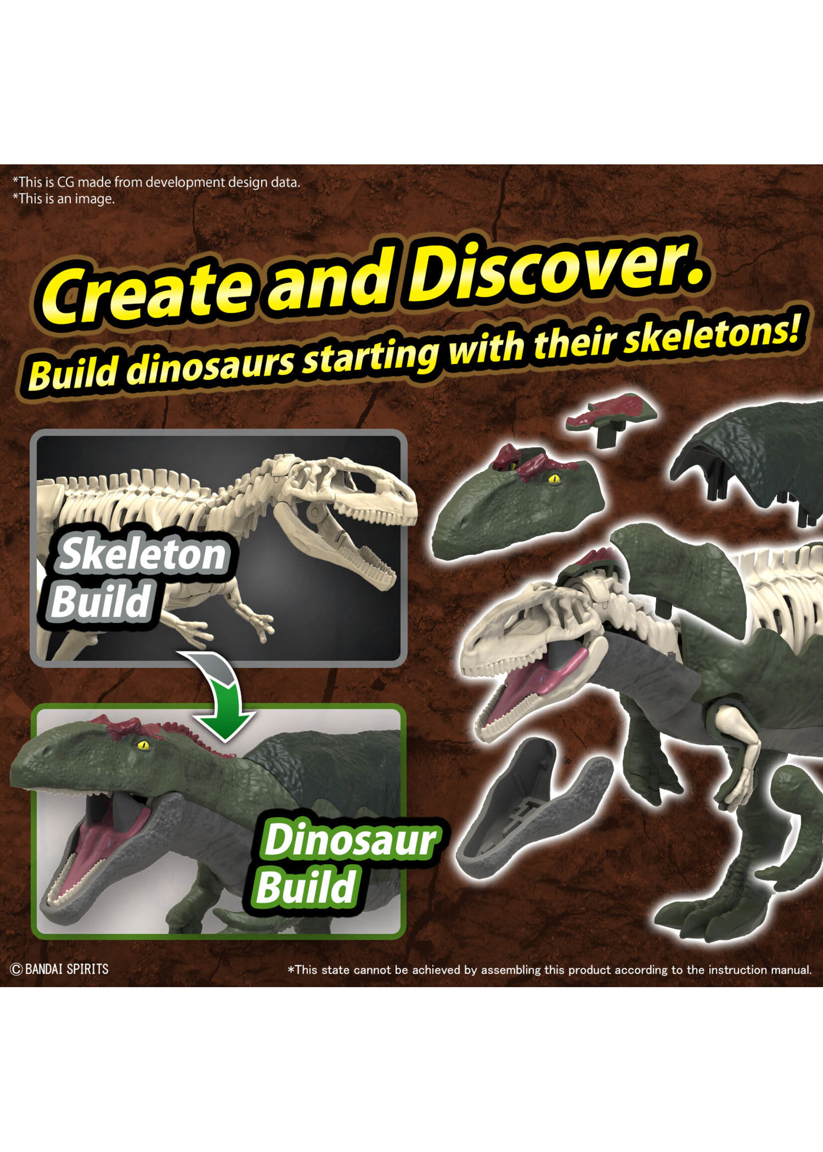 . BANDAI HOBBY PLANNOSAURUS 08 GIGANOTOSAURUS MDL KIT