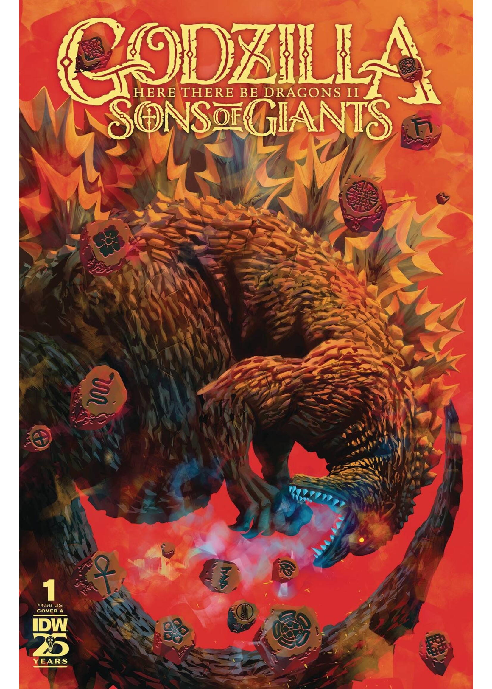 . GODZILLA HERE THERE BE DRAGONS II SONS OF GIANTS #1 CVR A MI