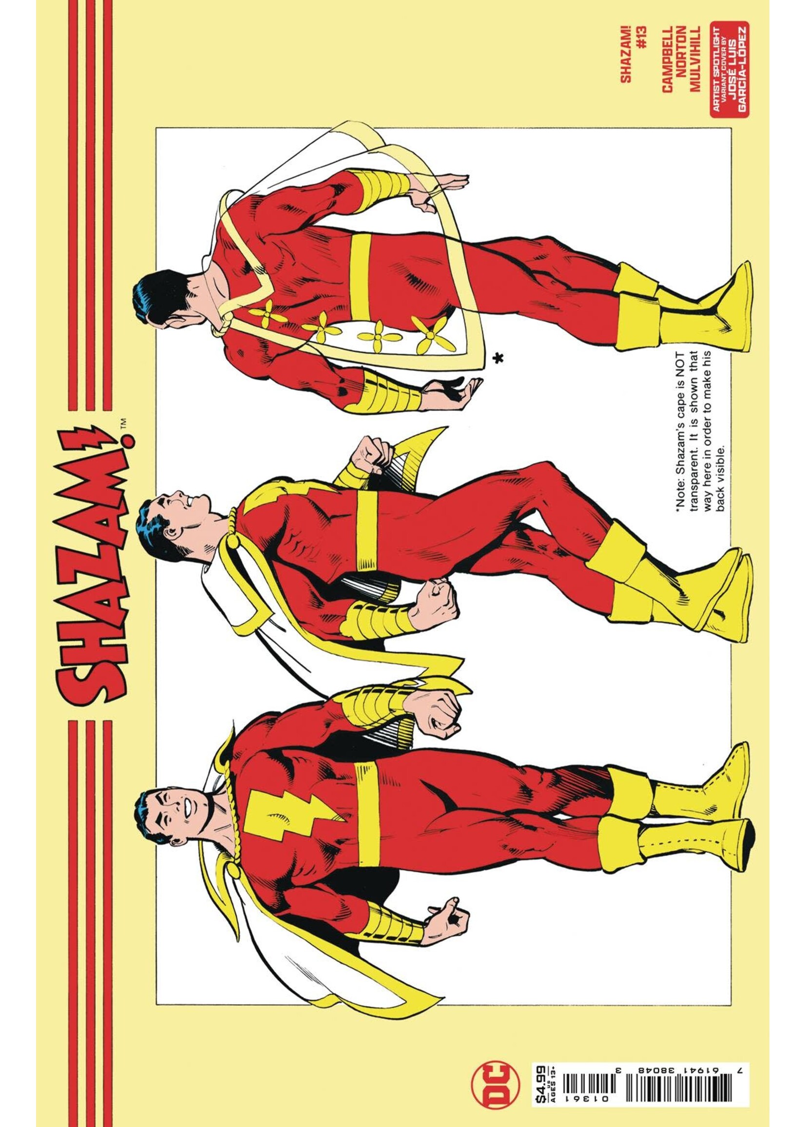 DC COMICS SHAZAM! (2023) #13 LOPEZ ARTIST SPOTLIGHT