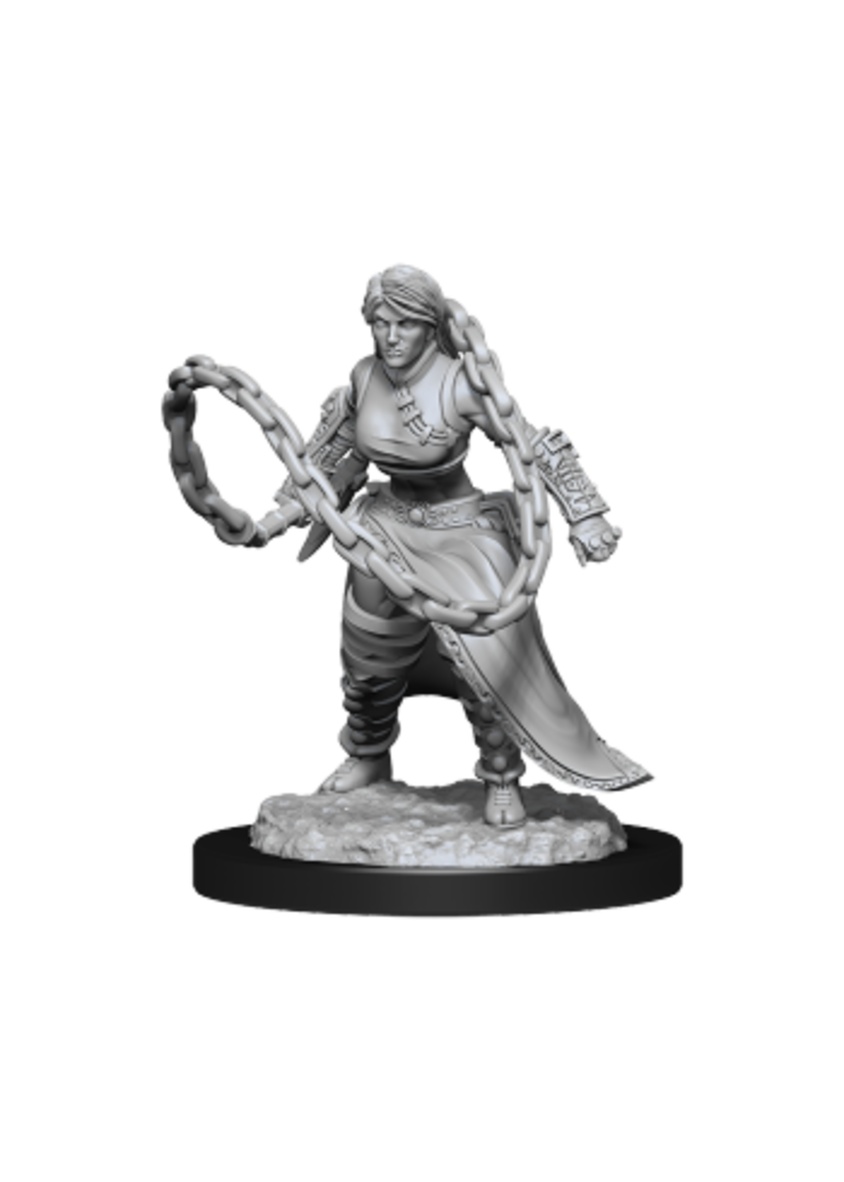. DND UNPAINTED MINIS WV14 HUMAN MONK FEMALE