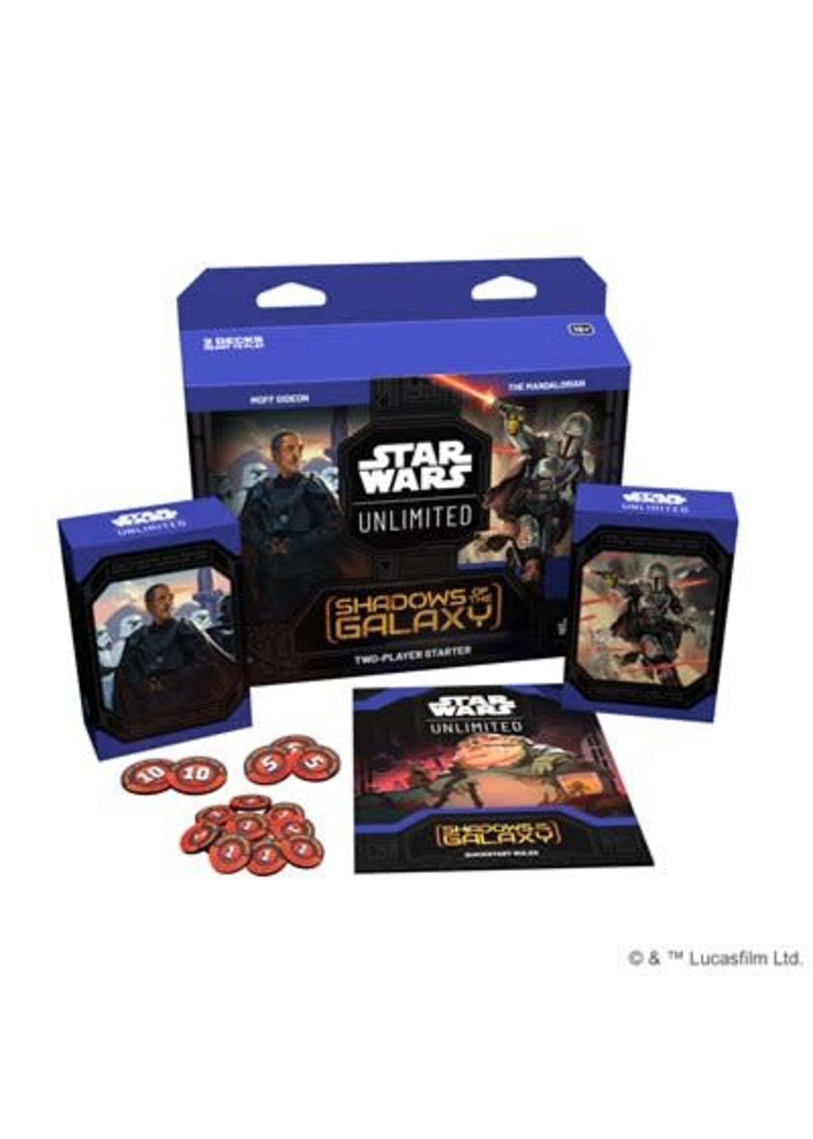 STAR WARS UNLIMITED SHADOWS OF THE GALAXY TWO-PLAYER STARTER