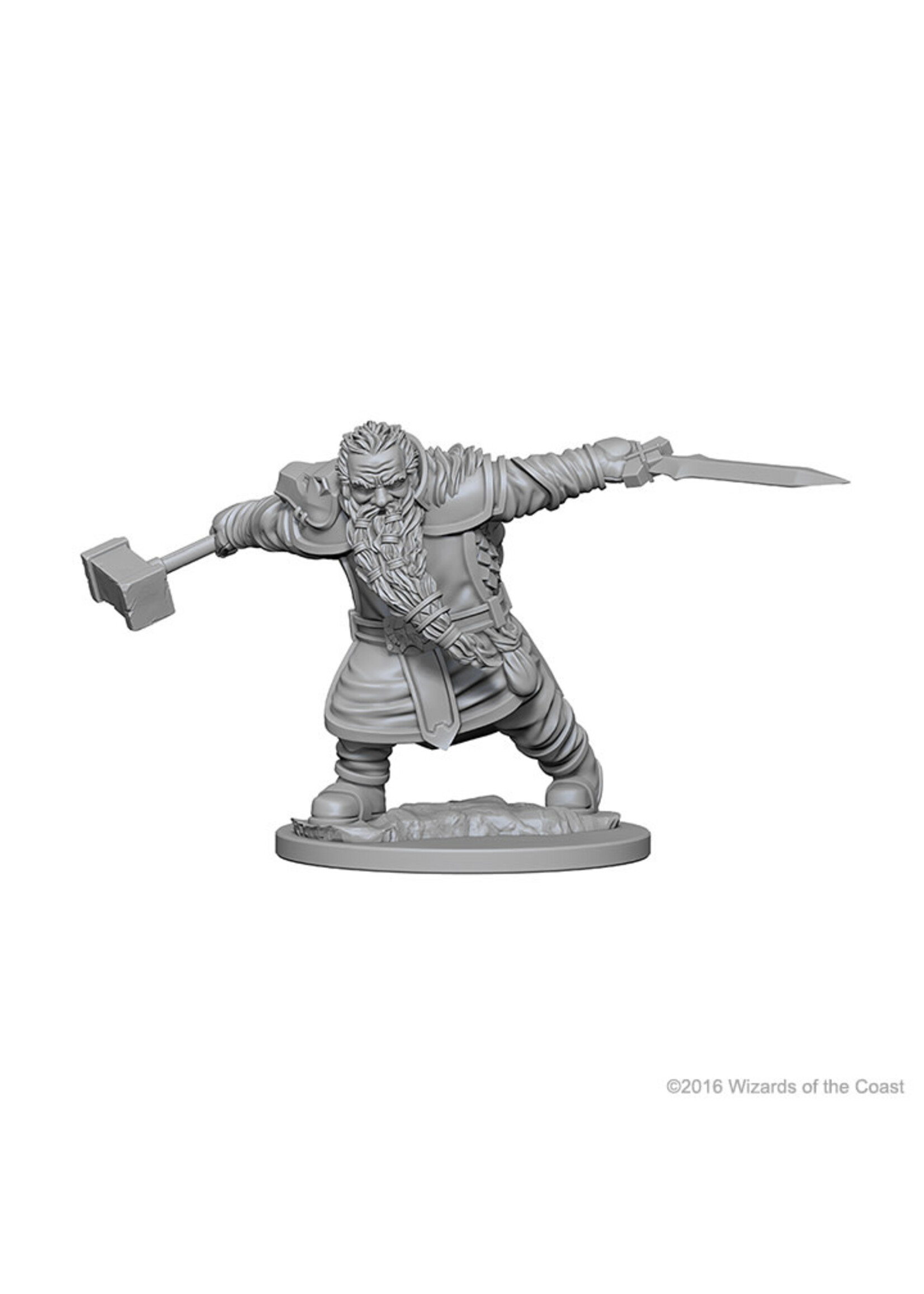 . DND UNPAINTED MINIS WV1 DWARF MALE FIGHTER