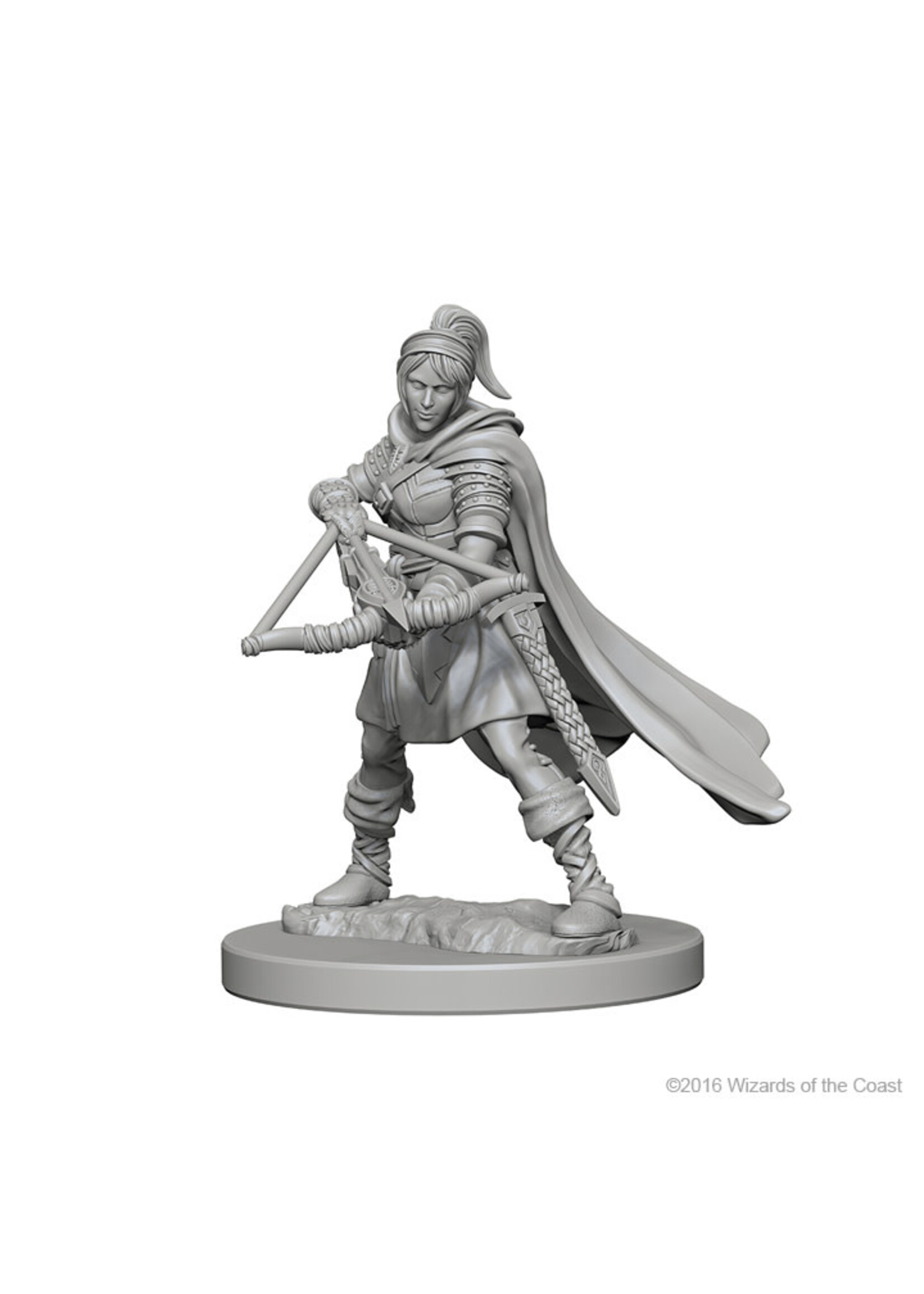 ABRAMS DND UNPAINTED MINIS WV1 FEMALE HUMAN RANGER